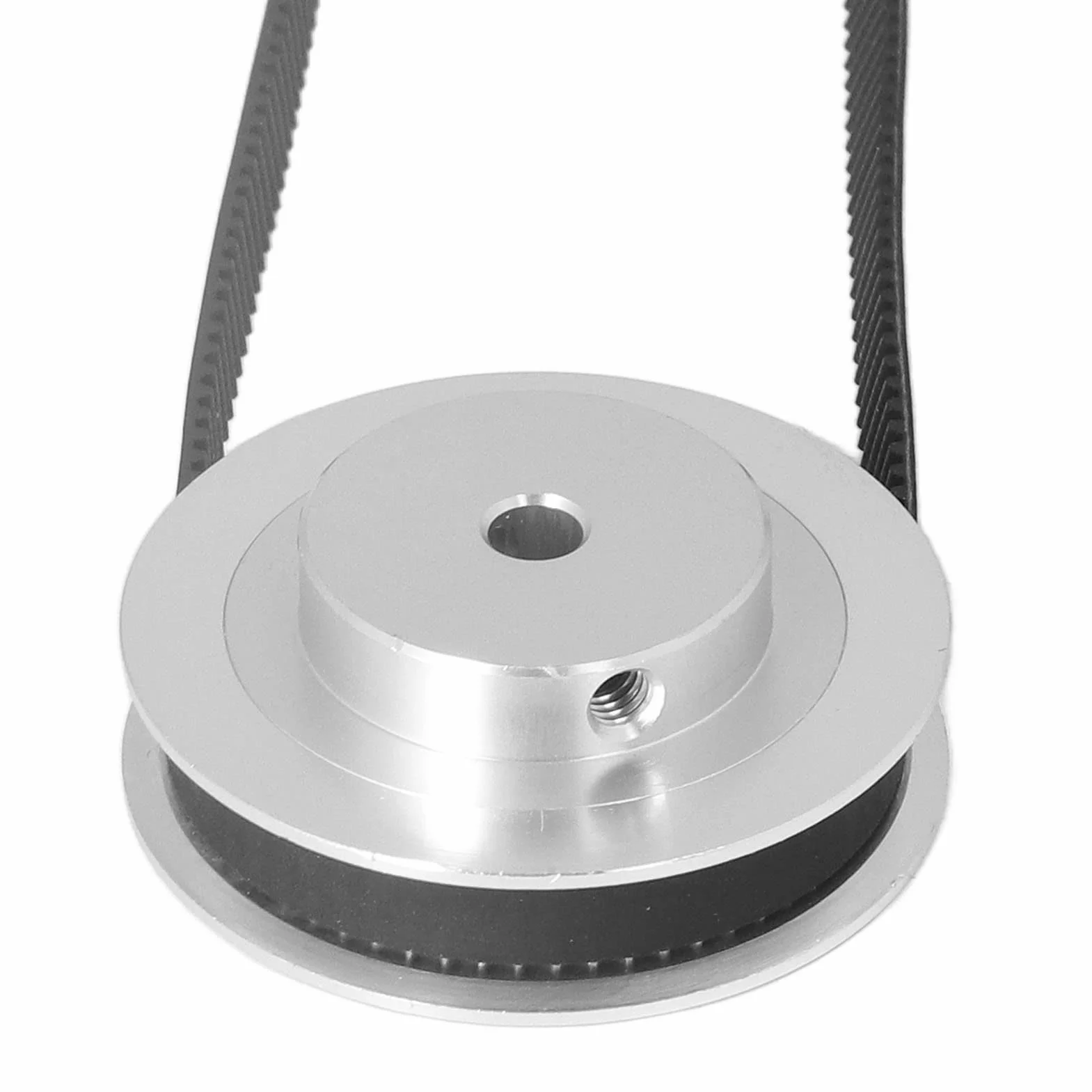 Zestaw kół Pasowych Rozrządu, Zestaw kół Rozrządu 20 Zębów 60 Zębów Aluminiowe Koło Synchroniczne o Długości 280 Mm i Szerokości 6 Mm Pasek Rozrządu (Otwór 5 mm / 0,2 cala)