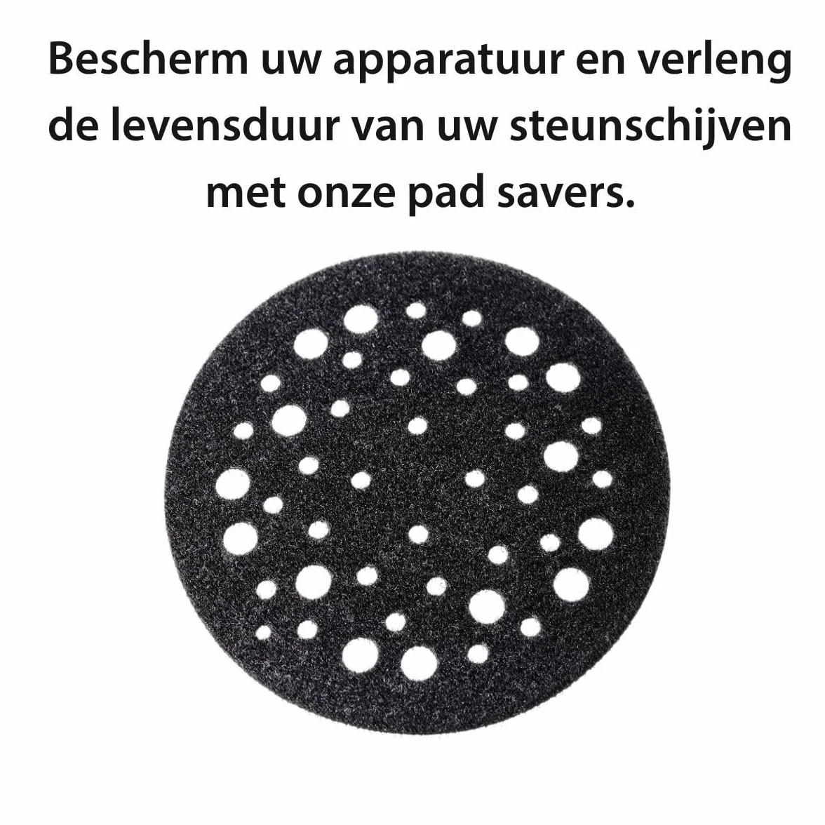 Mirka Przekładka ochronna Ø 150 mm, 67 otworów, 1 szt., do ochrony podkładek z przyłączem rzep, 8295610111.