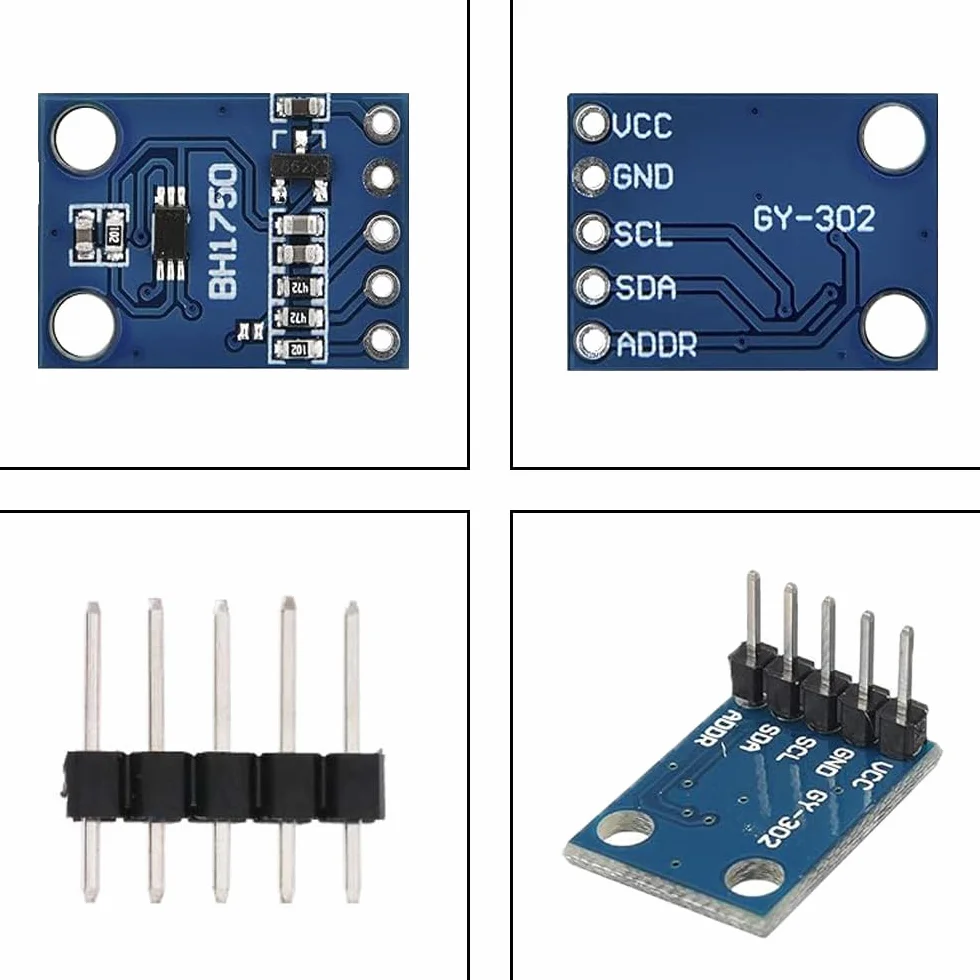 GY-302 BH1750 BH1750FVI cyfrowy czujnik natężenia światła moduł 3V-5V do Arduino AVR