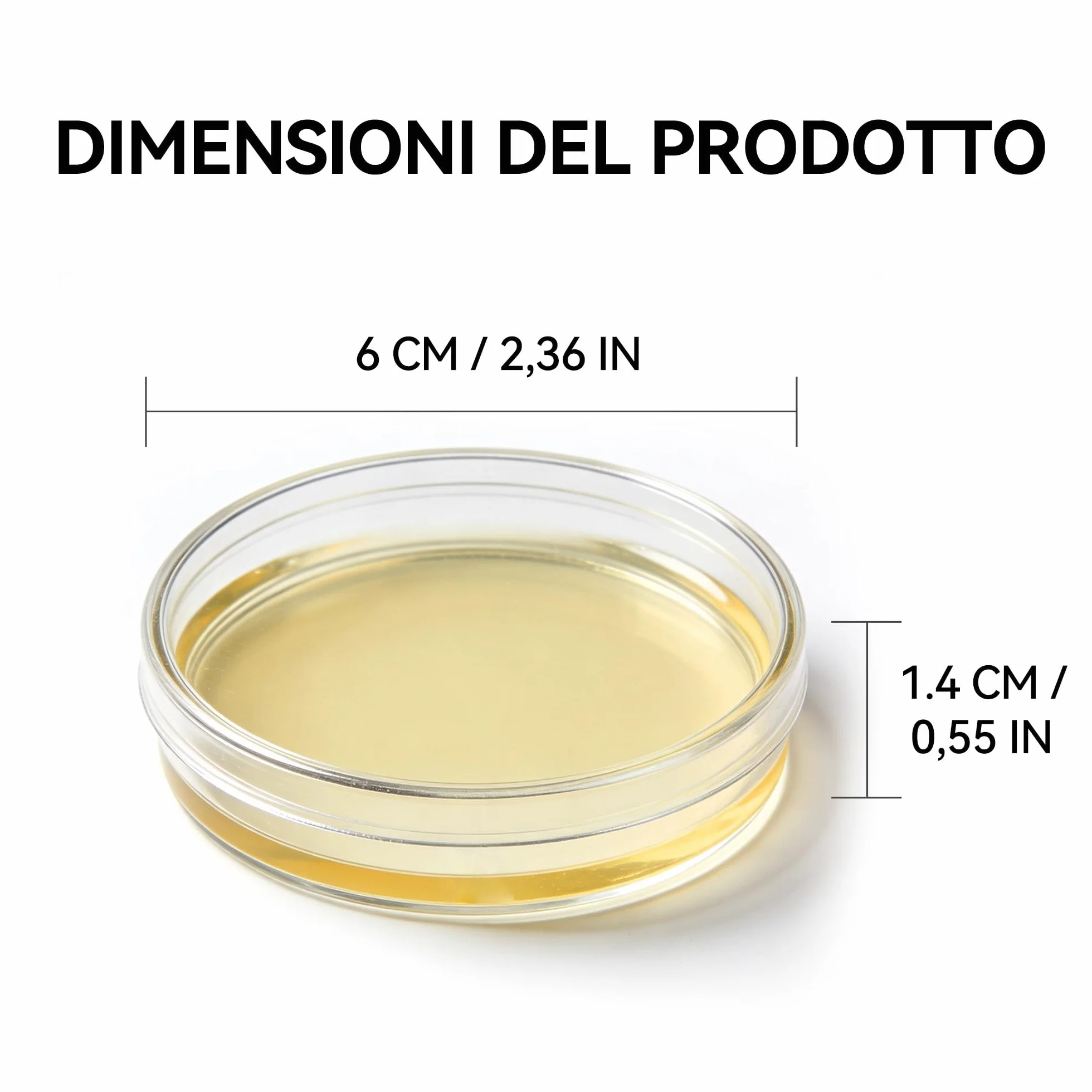 Zestaw do nauki o bakteriach Nutrient Agar Petri Dishes z wacikami bawełnianymi (10 sztuk)
