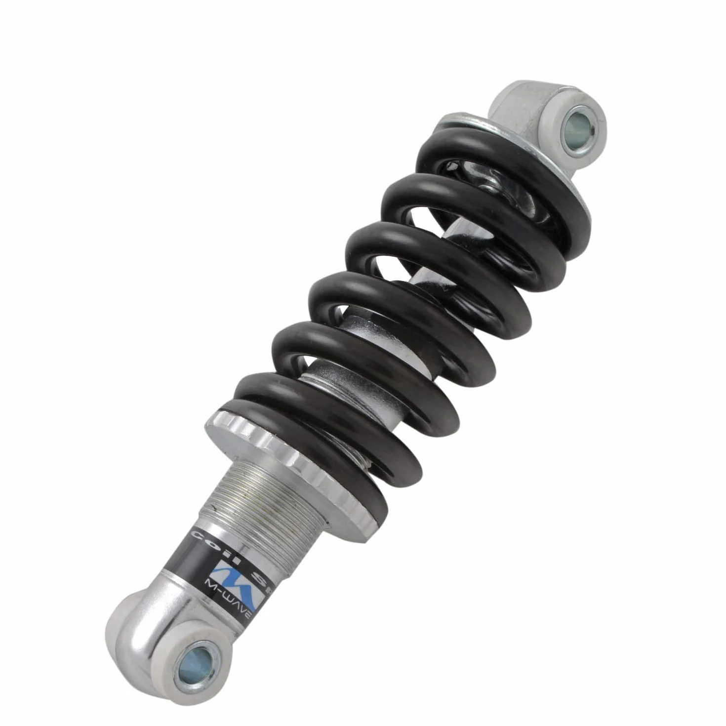 M-Wave Unisex – amortyzator rowerowy dla dorosłych, element sprężynowy, tylny amortyzator, czarny/srebrny, wymiary montażowe: 150 mm