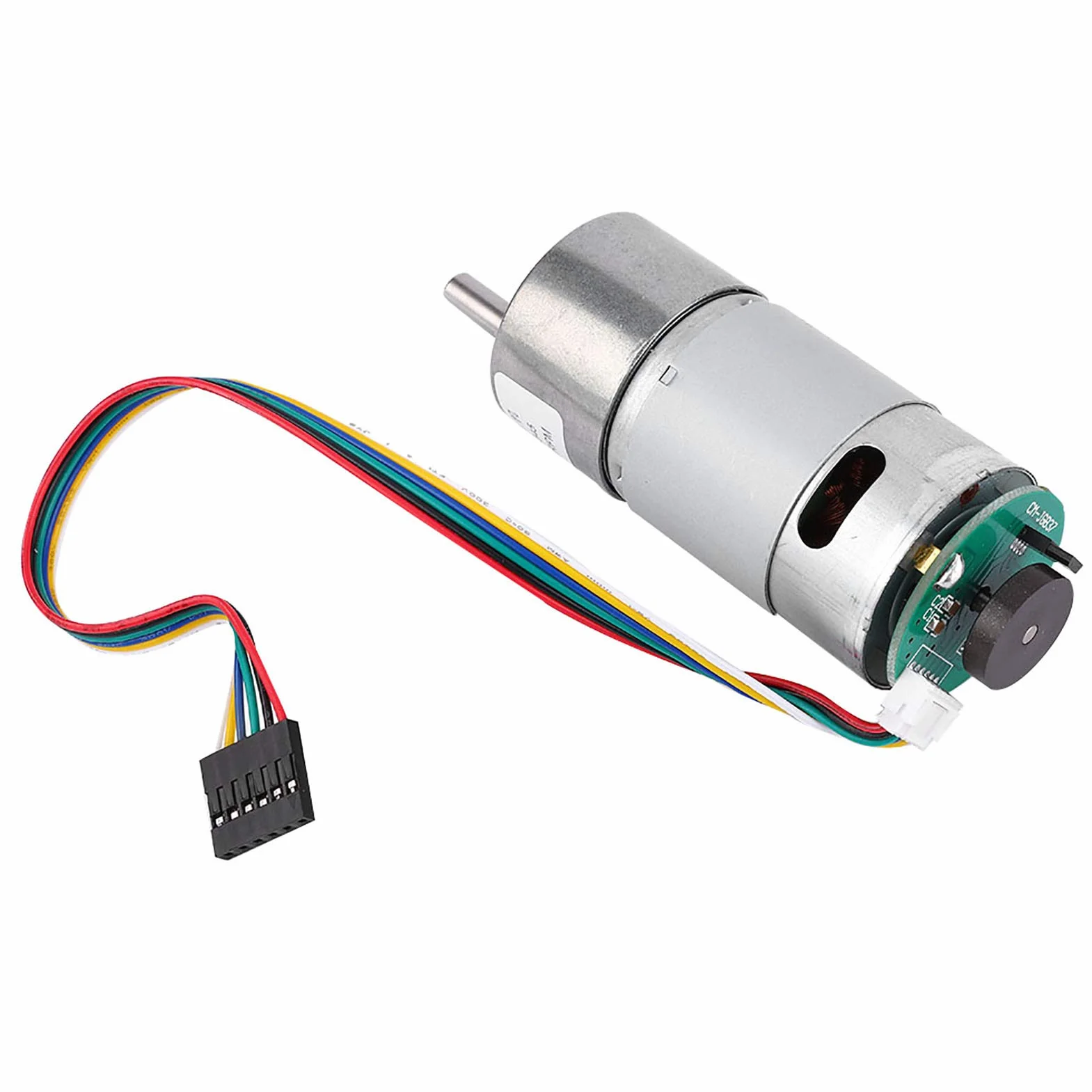 Motoreduktor DC 12/24V 37 mm Silnik z Redukcją Prędkości 10-1500 RPM z Enkoderem Mimośrodowy Wał Wyjściowy Silnik Przekładniowy