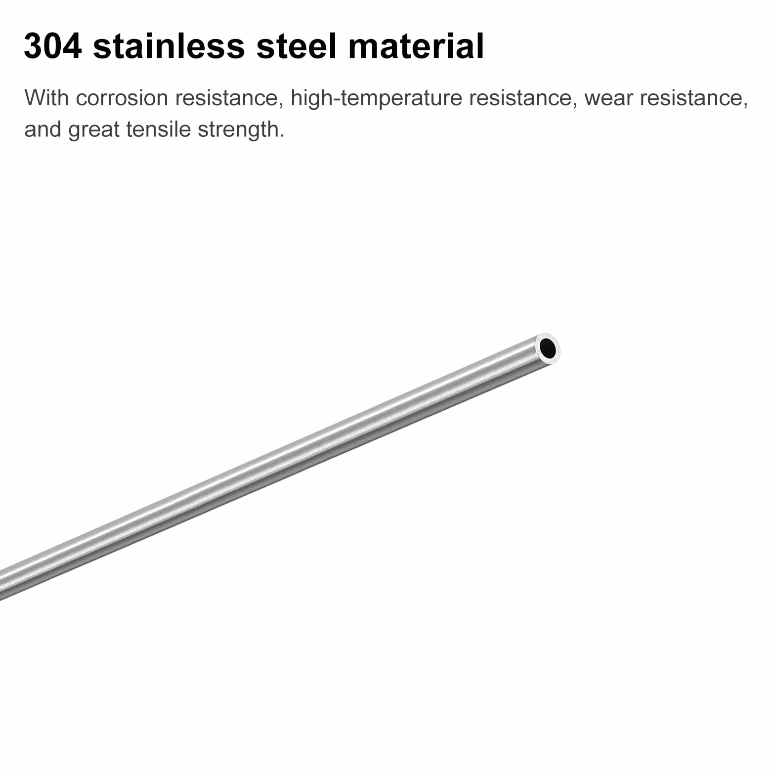 QUARKZMAN 304 Rura kapilarna ze stali nierdzewnej OD 2mm x 0,25mm 250mm 3 szt