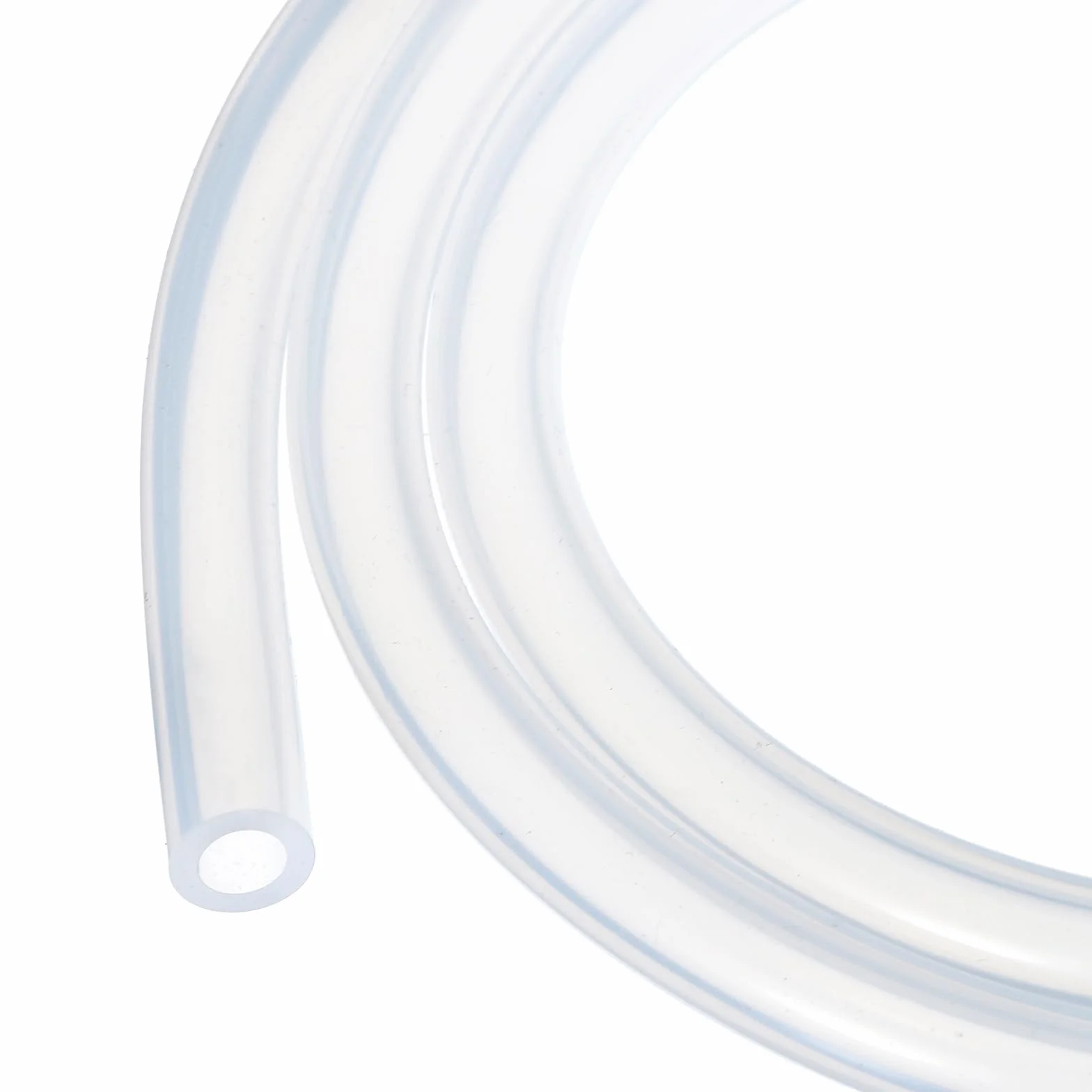 4,9 m silikonowe rurki 8 mm ID 12 mm OD przezroczyste przemysłowe plastikowe rurki czyste węże silikonowe do pompy zasysania drenażu nawadniania warzenia, 1/5.1 cm