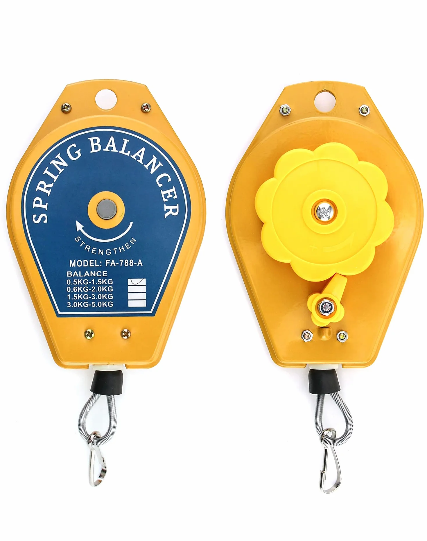 QWORK® balanser sprężynowy, balanser sprężynowy, nośność 0.5 kg - 1.5 kg, do zawieszania narzędzi, podwieszana linia montażowa for Assembly-line