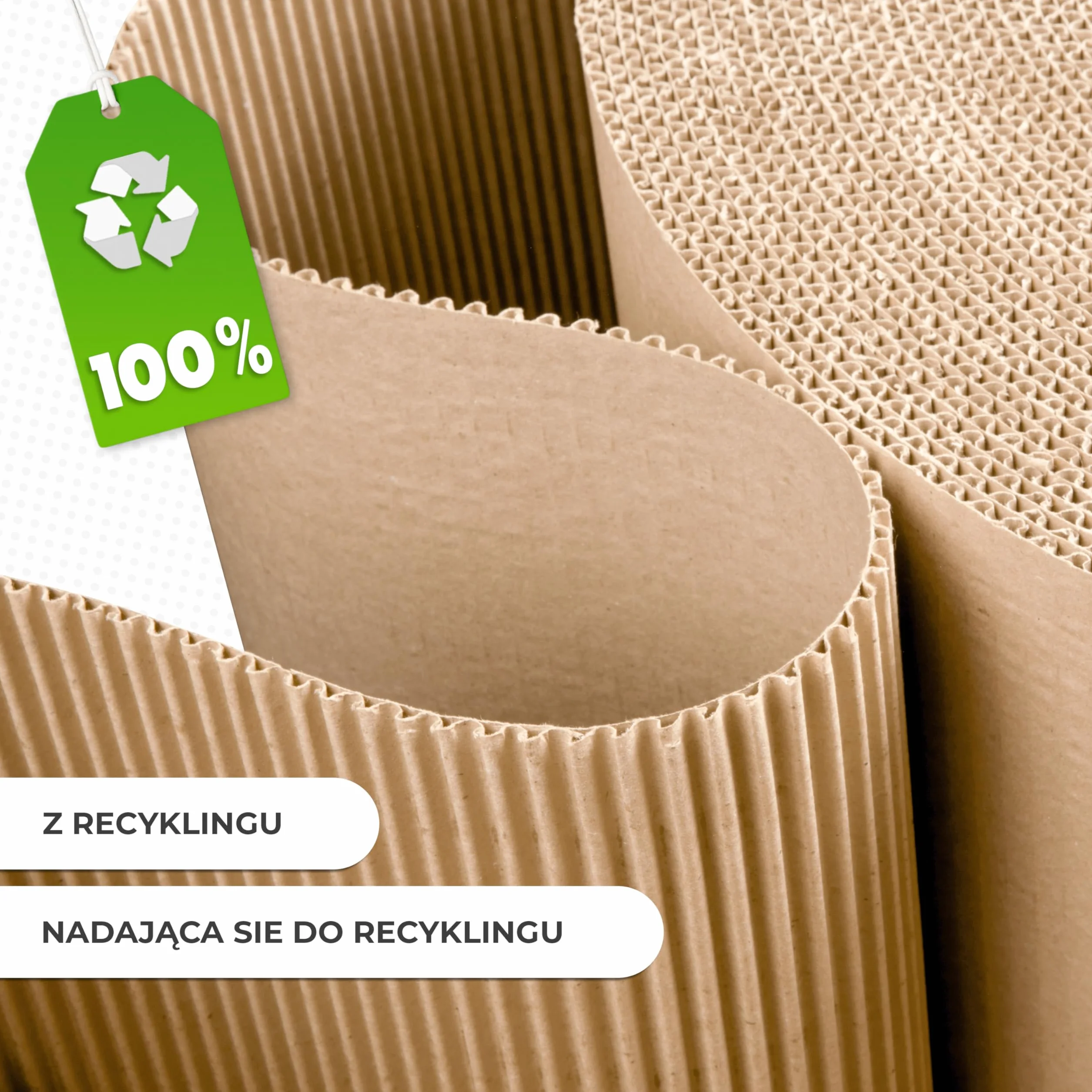V1 TRADE Rolka tektury falistej 40 cm x 10 m 190 g/m2 materiał opakowaniowy