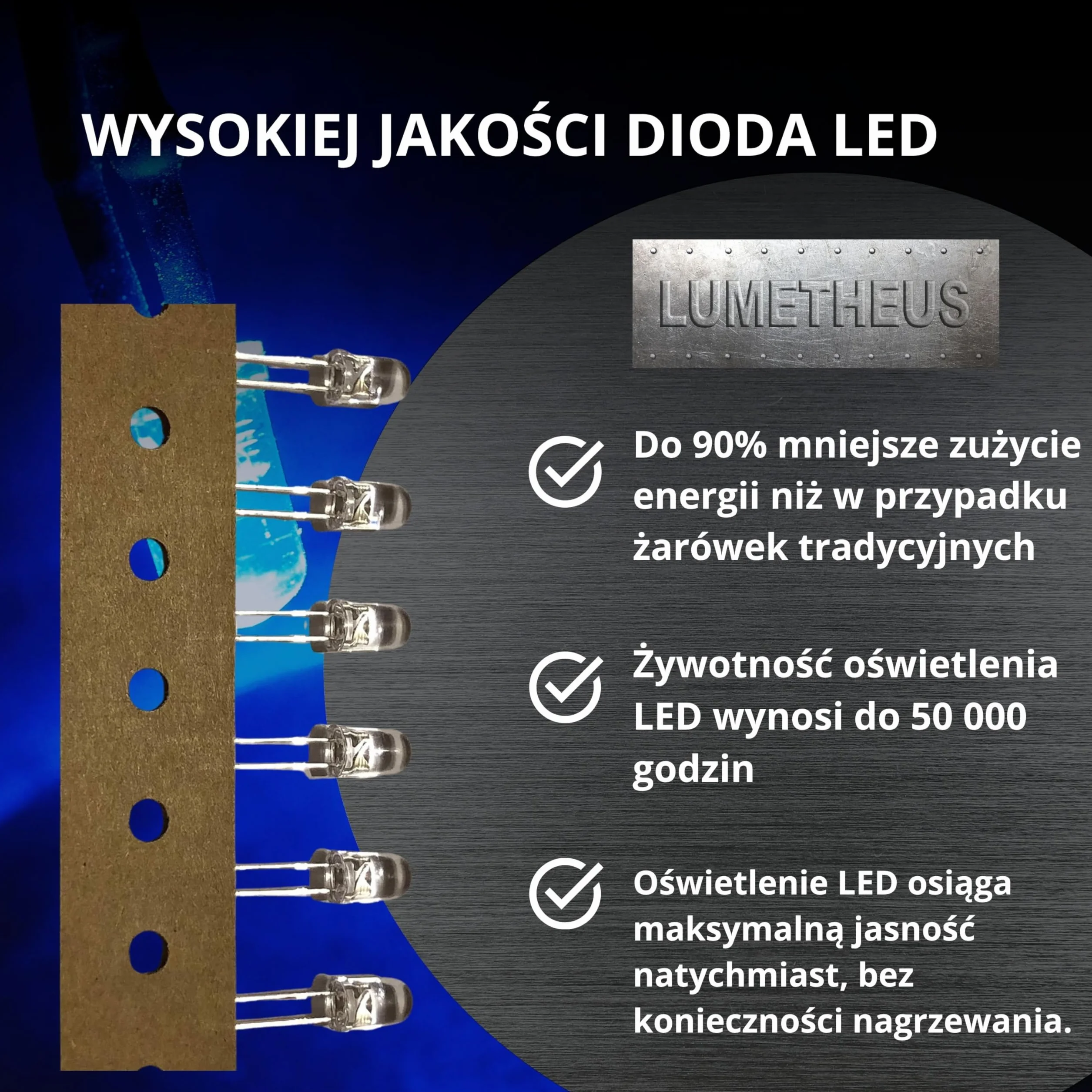 LED 5mm asortyment 300 sztuk 6 kolorów dioda emitująca światło 3V 2 pin zestaw