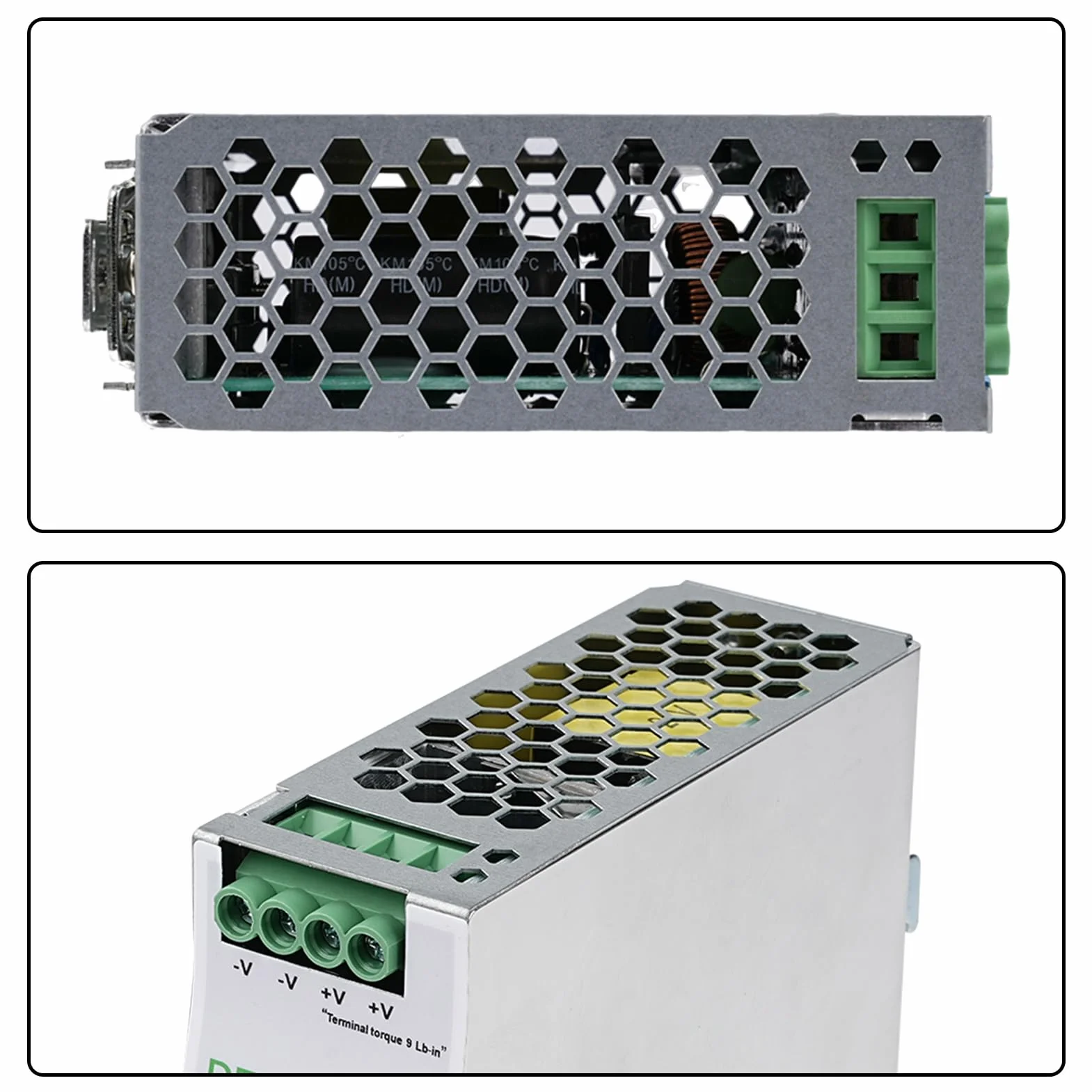 DEWIN szyna DIN zasilacz 24V 120W 5A przemysłowy DEW-120-24