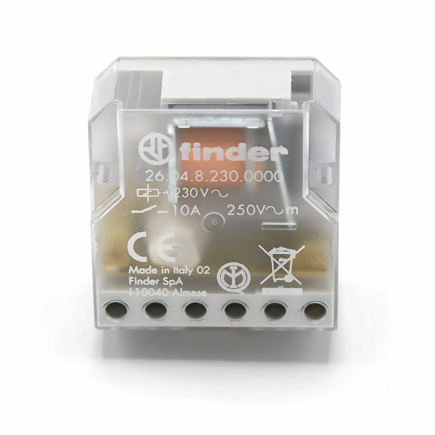 Finder 26048230000PaS przełącznik udarowy Box 230 VAC 2 fazy 10 A