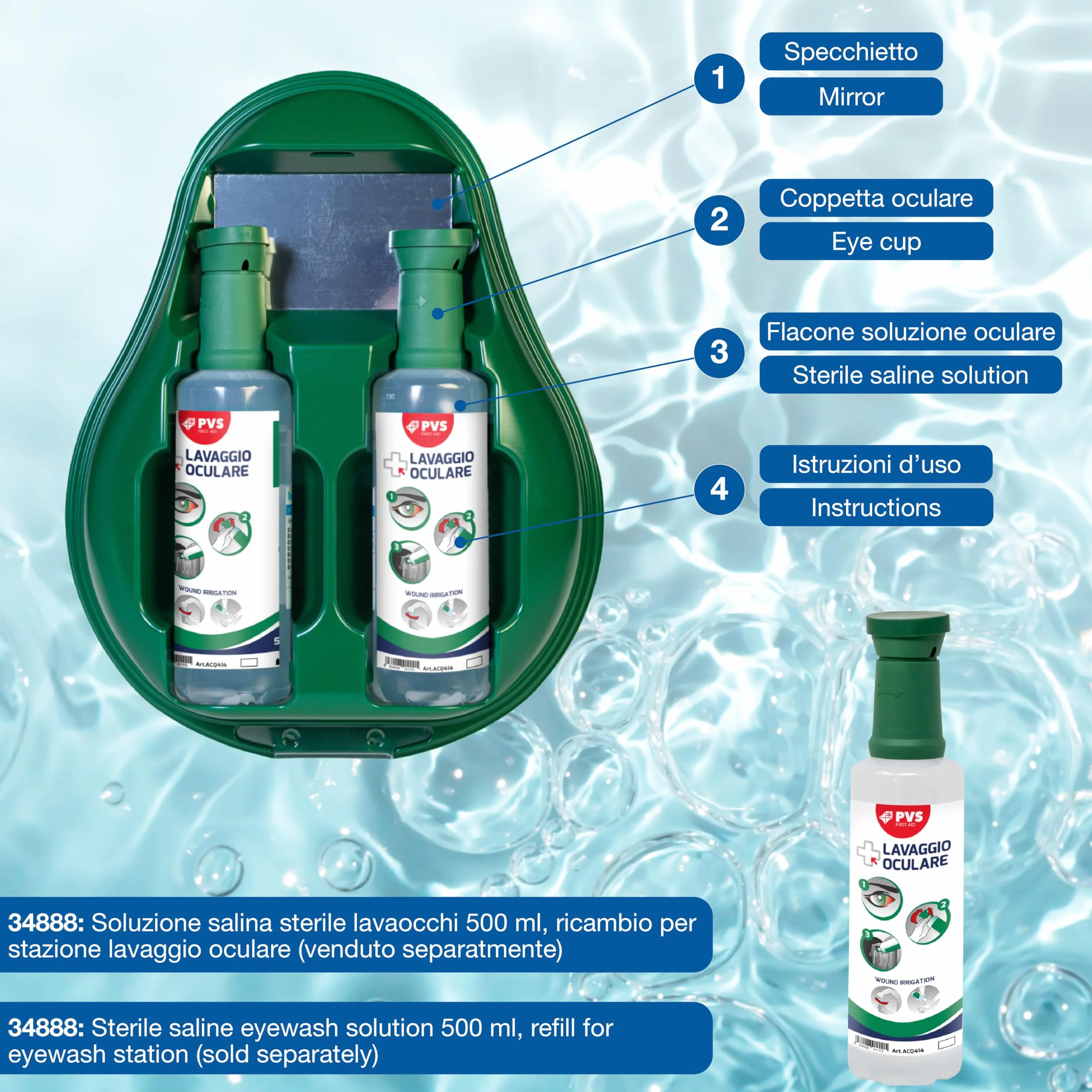 GIMA Drop Eye Wash Station 34889