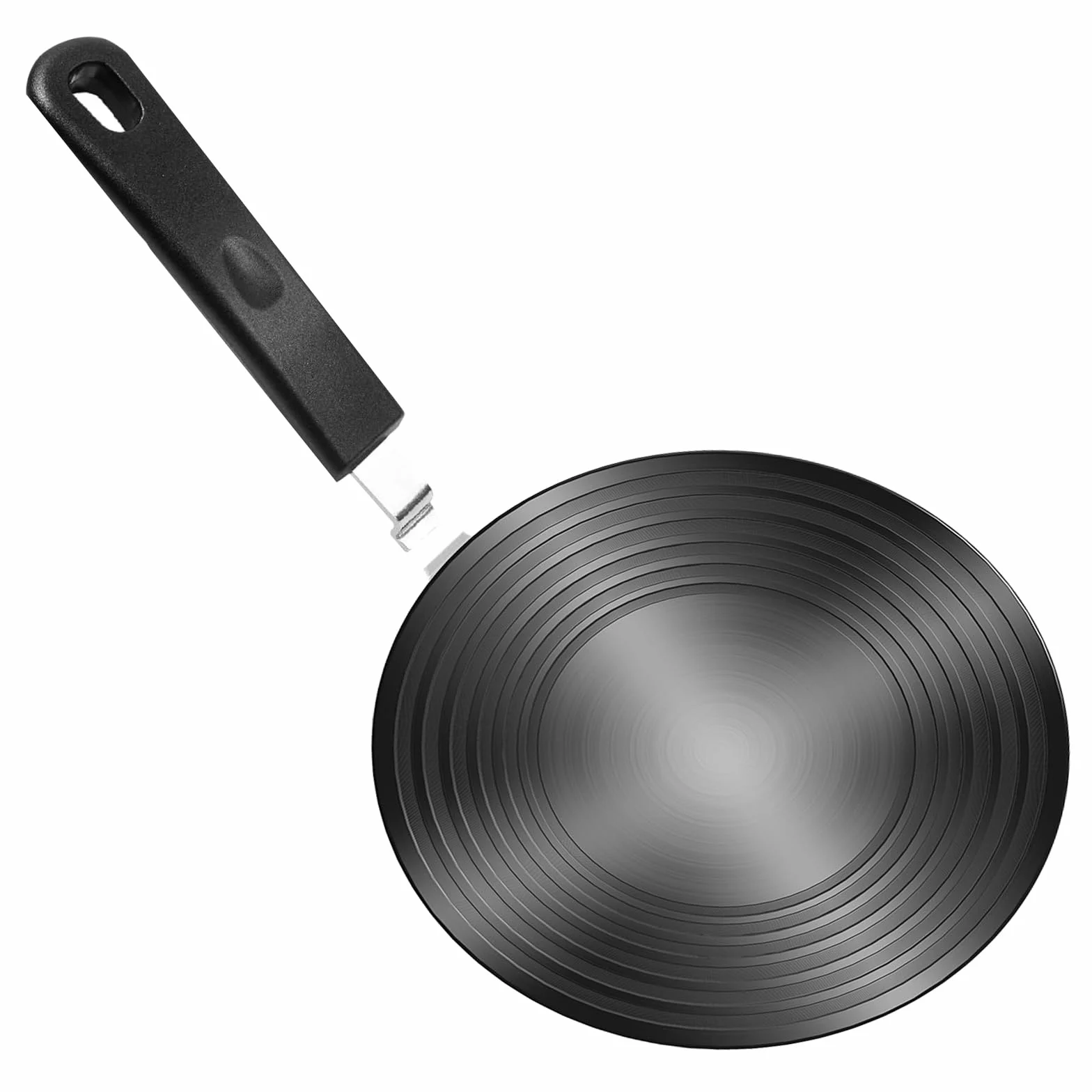 Adapter indukcyjny, 24 cm, płyta adaptera indukcyjnego ze zdejmowanym uchwytem, adapter indukcyjny do zastosowania na płycie indukcyjnej (czarny)