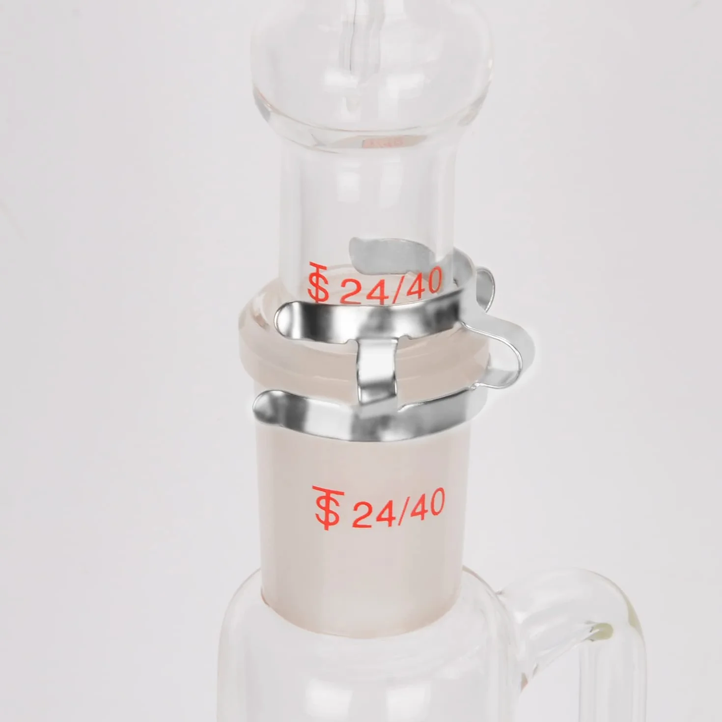 stonylab Metalowe Klipsy do Połączeń, 5 Szt. 24 mm Keck Clamp, do Połączenia Szklanego 24/40, Akcesorium Laboratoryjne, #24