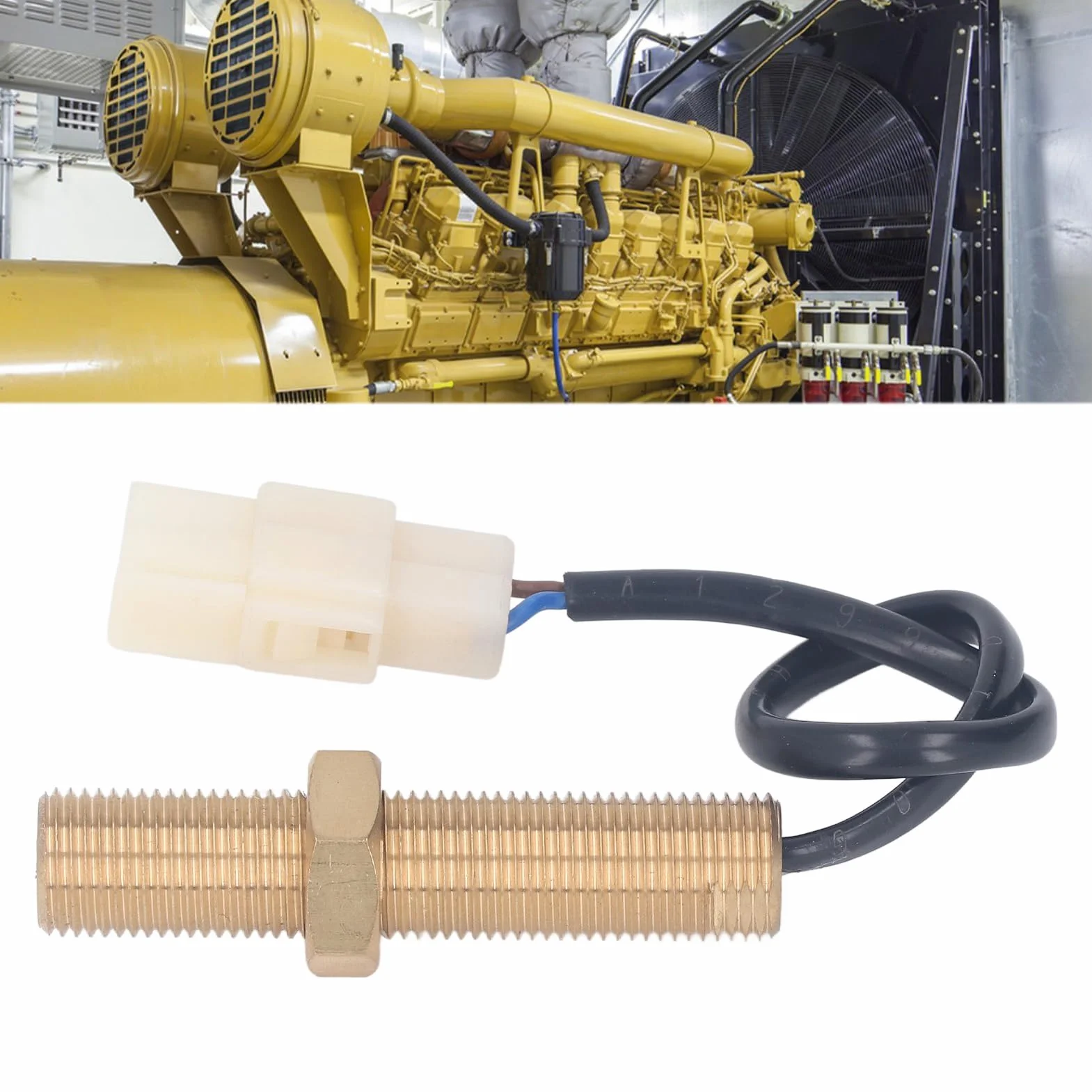 Magnetyczny Czujnik Prędkości Obrotowej M16 Gwint IP44 Generator Ochrony RPM Czujnik Prędkości O Wysokiej Czułości 50V Części Generatora