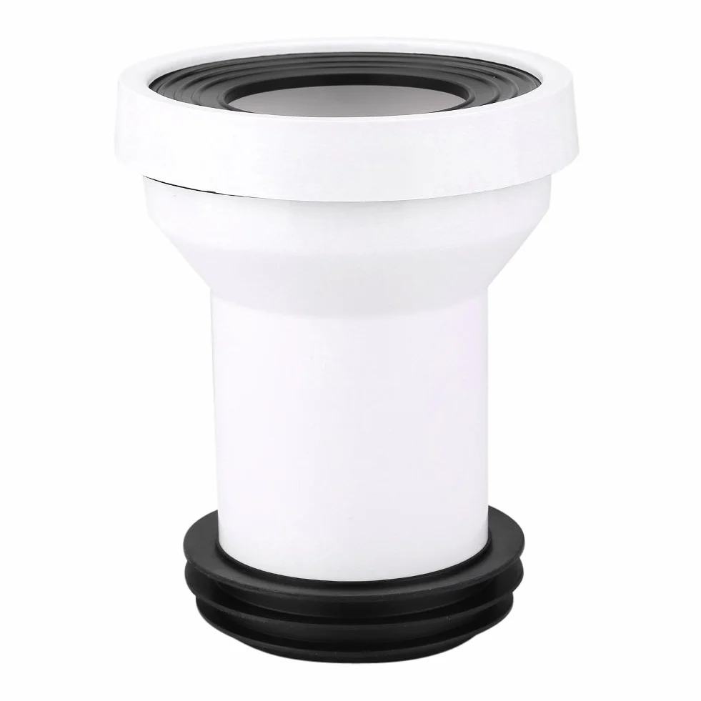 DEWIN Zestaw przyłączeniowy do WC, rurka plastikowa, instalacja kanalizacyjna, akcesoria