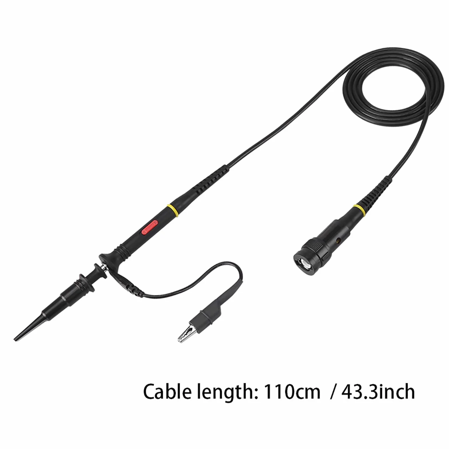 1 Szt. P2200 Uniwersalna Wysoka, Siglent Sonda Siglent Pp510 Dokładność 200 MHz Sonda Oscyloskopowa X10/X1 Zestaw Akcesoria PKCATI BNC Sondy Zaciskowe Kabel Zaciskowy, Czarny