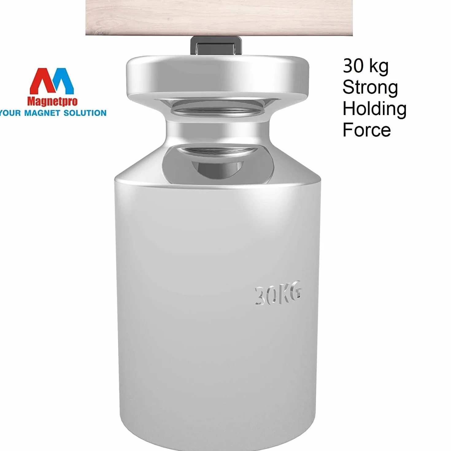 Magnetpro 8 sztuk magnesów prostokątnych 30 kg, siła 60 x 13,5 x 5 mm, czarna powłoka epoksydowa, bardzo odporna na rdzę, nadaje się do użytku na zewnątrz, do użytku domowego i przemysłowego magnesu