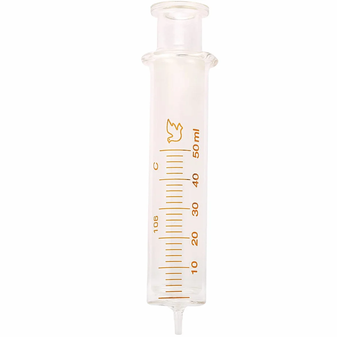 Strzykawki wielokrotnego użytku ze szkła winylowego, 2 sztuki, 50 ml, przezroczysta waga, sterylne, szeroko stosowane do tuszu, płynów, olejów, farb winylowych, alkoholu