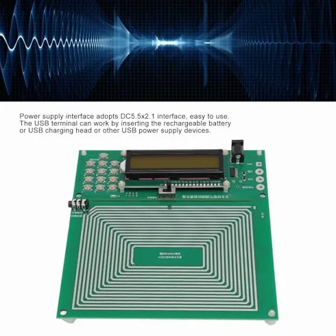 Generator Fal Schumanna 7,83 Hz Cyfrowy Generator Sygnału Sinusoidalnego z Ładowaniem USB