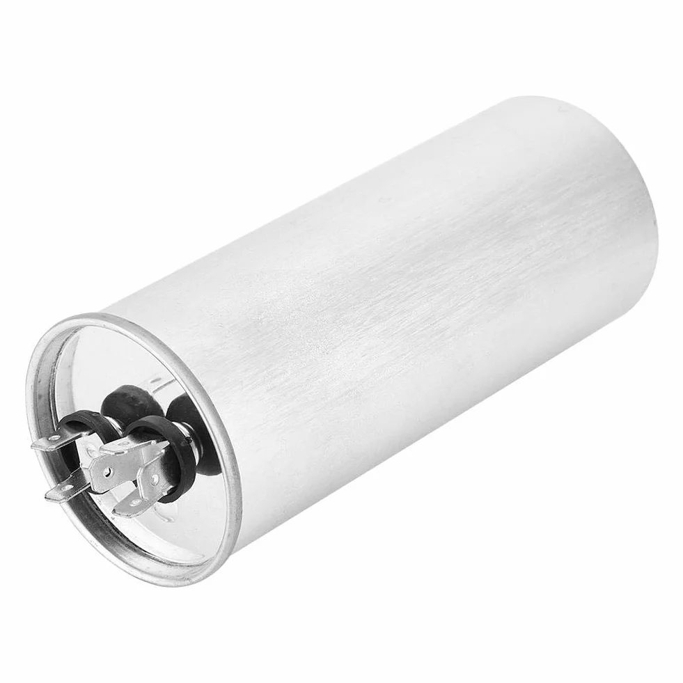 Ogólny skraplacz klimatyzatora CBB65 60UF 450V, klimatyzator z folii aluminiowej Sprężarka rozruchowa silnika skraplacza do sprężarki klimatyzatora