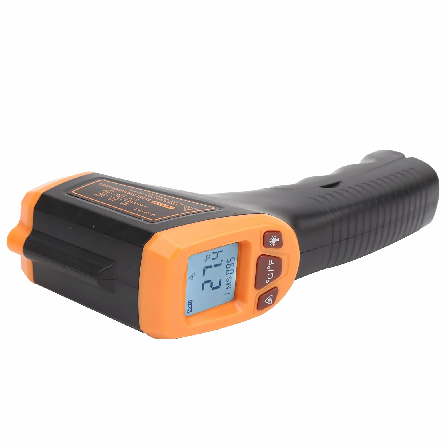 Termometr na podczerwień, od -50 ℃ do 600 ℃ ℉ Pistolet do Pomiaru Temperatury Pistolet z Podświetleniem, Bezdotykowy Termometr na podczerwień Pistolet do Pomiaru Temperatury