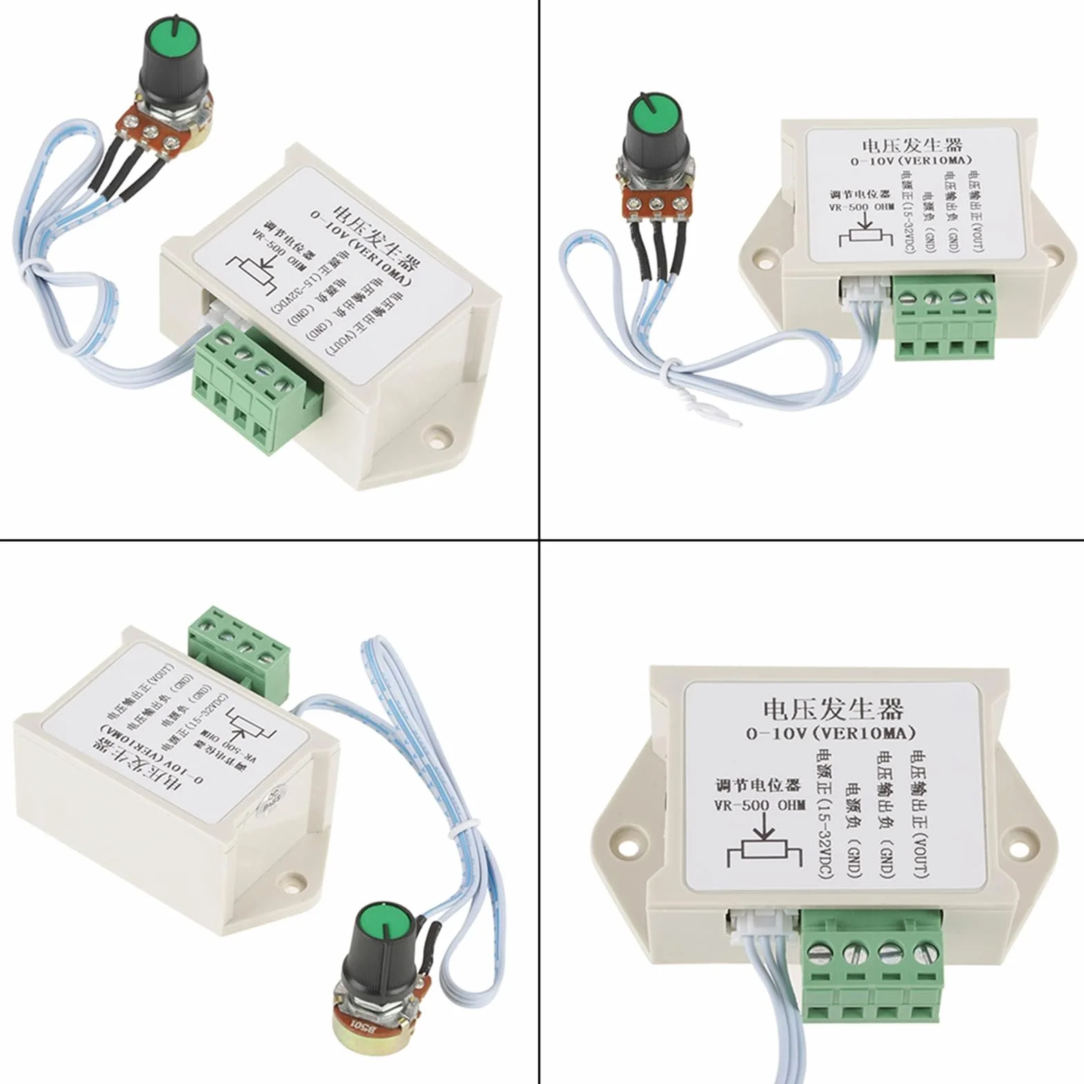 0-10V DC Generator Sygnału Potencjometr 0-10V 10mA Regulowany Analogowy Generator Sygnału Napięcia dla Interfejsu PLC i MCU