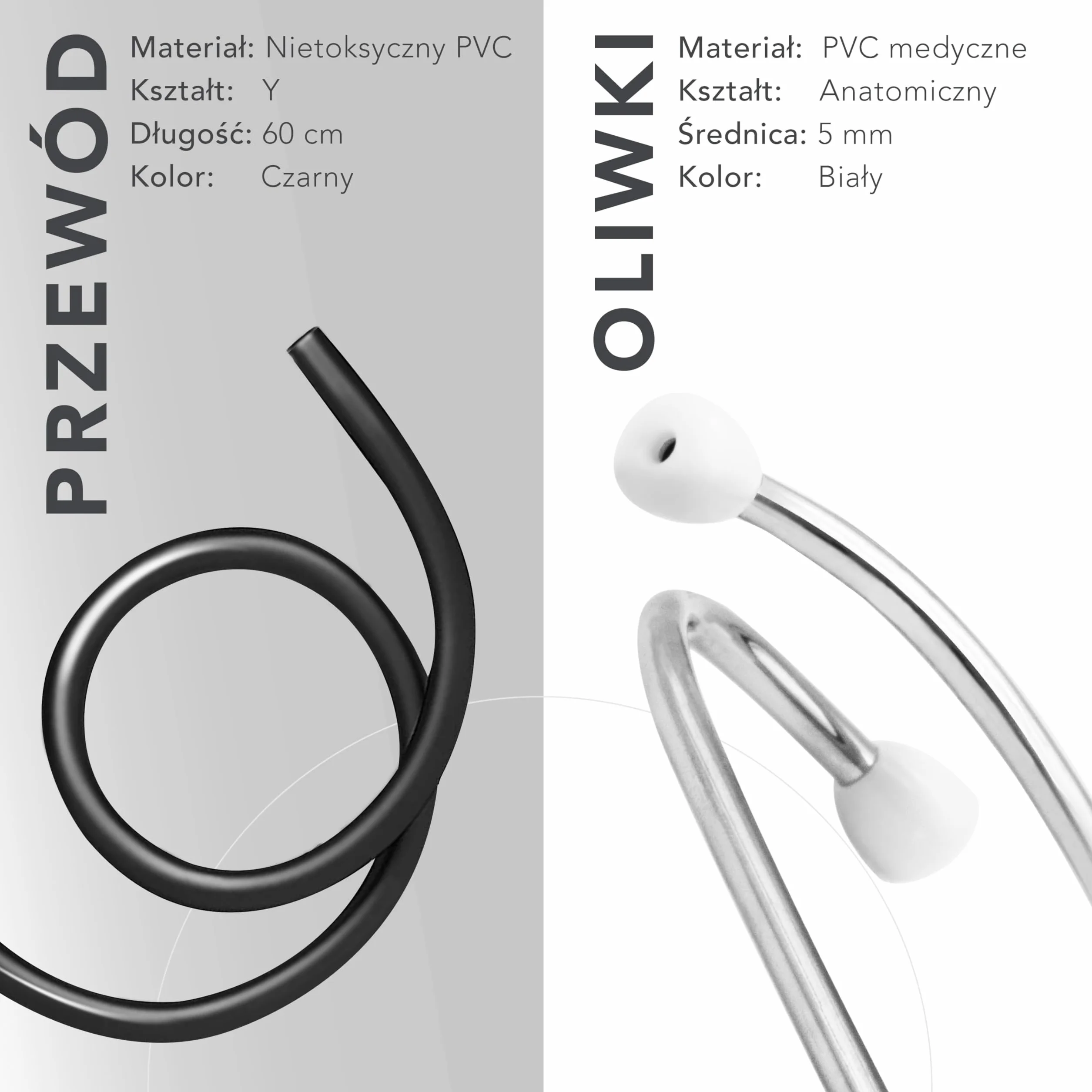 Stetoskop z Podwójną Głowicą dla Dorosłych Doctor B-Scope Czarny