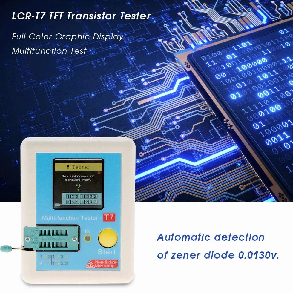 LCR-T7 TFT Transistor-Tester Multifunktions Farbige Grafikanzeige