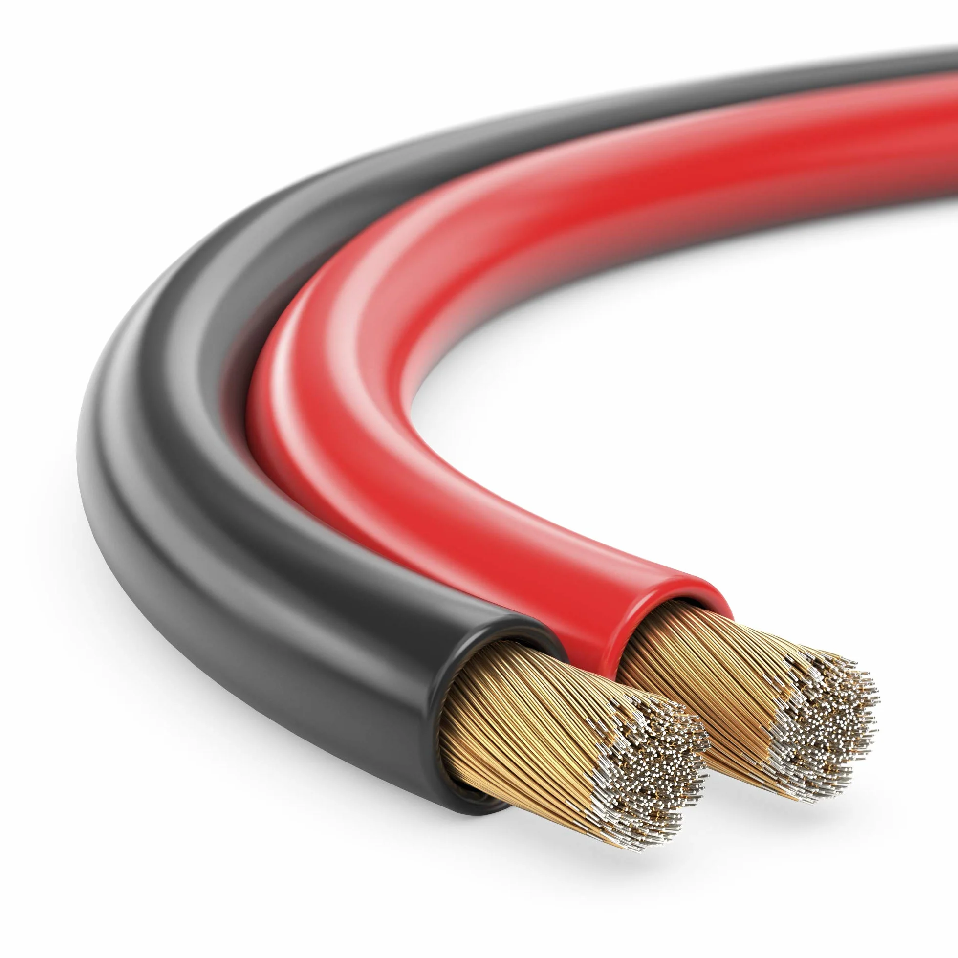 MANAX Kabel podwójny 50 m 2 x 0,75 mm² czerwony/czarny 2-żyłowy
