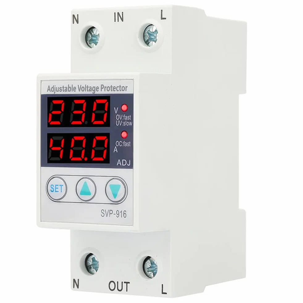Przekaźnik Napięcia Jednofazowy 40A 230V AC Montaż na Szynie DIN 50/60 Hz