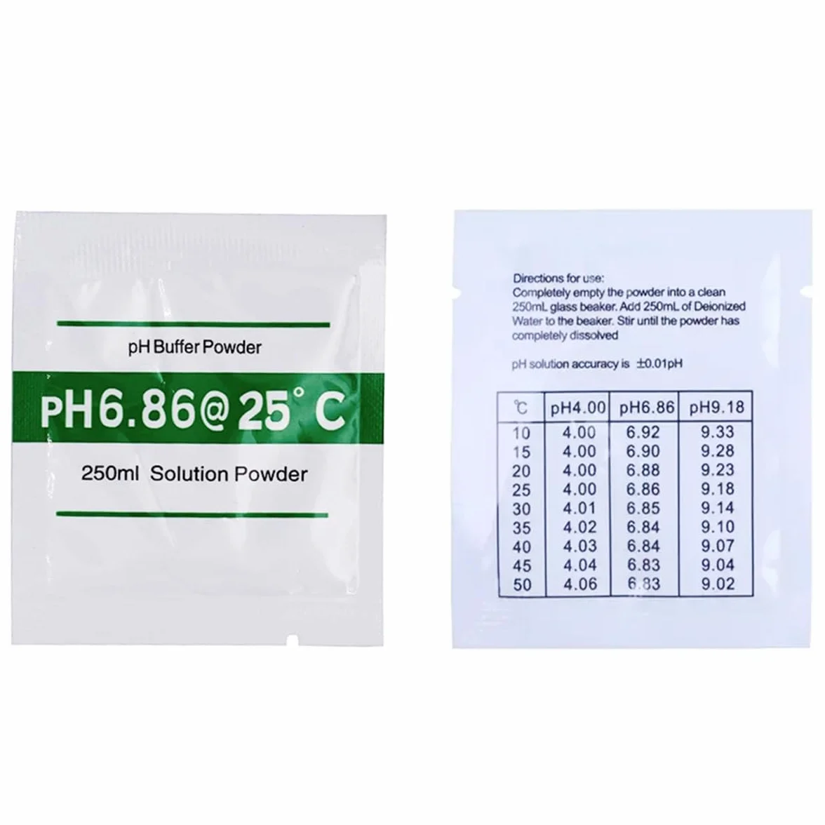 15x proszek kalibracyjny do mierników pH 4.00 | 6.86 | 9.18, proszek kalibracyjny pH, zestaw do kalibracji buforów pH