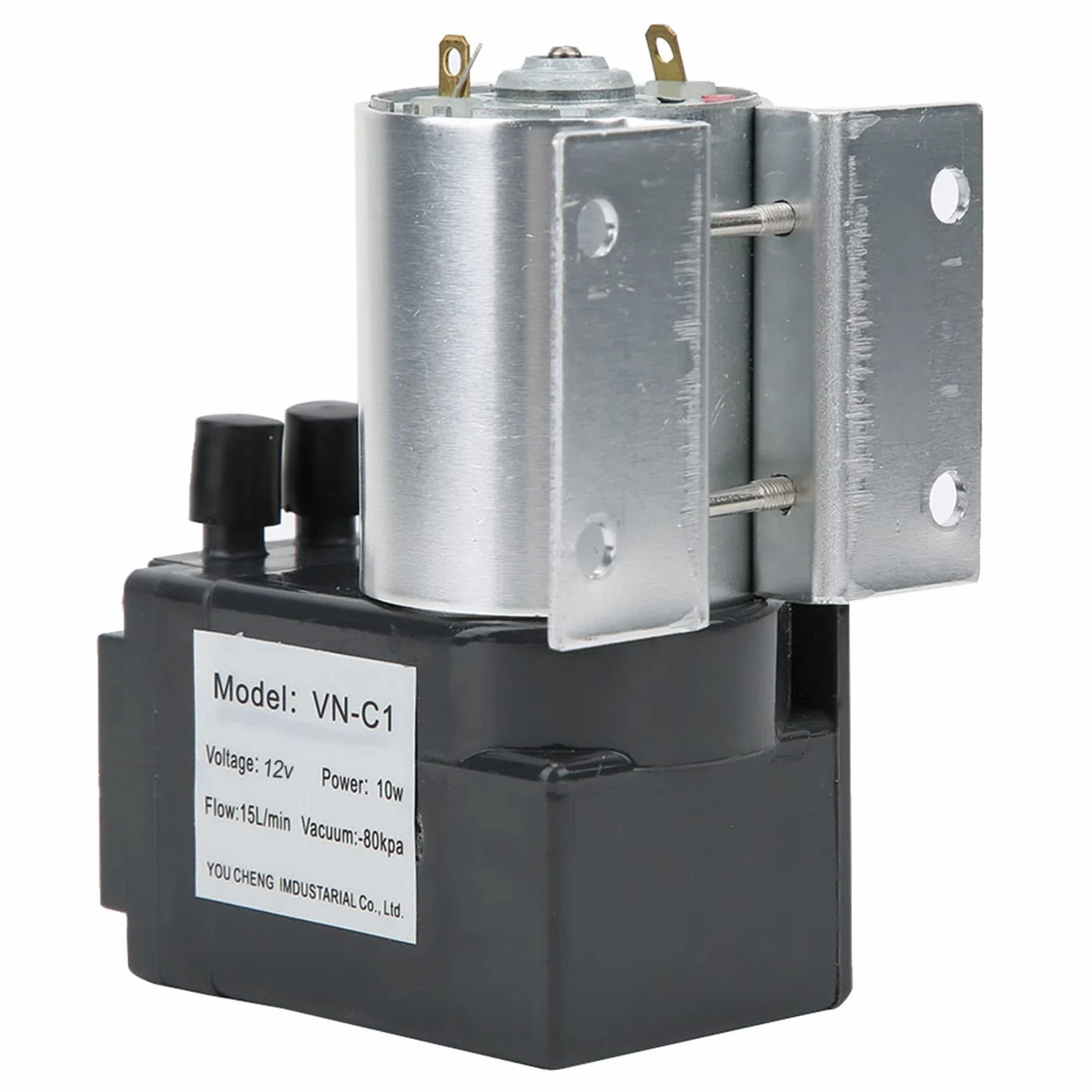 Mini pompa próżniowa DC 12V/24V 200kpa 10W 15L/min Elektryczna przenośna pompa powietrza z uchwytem