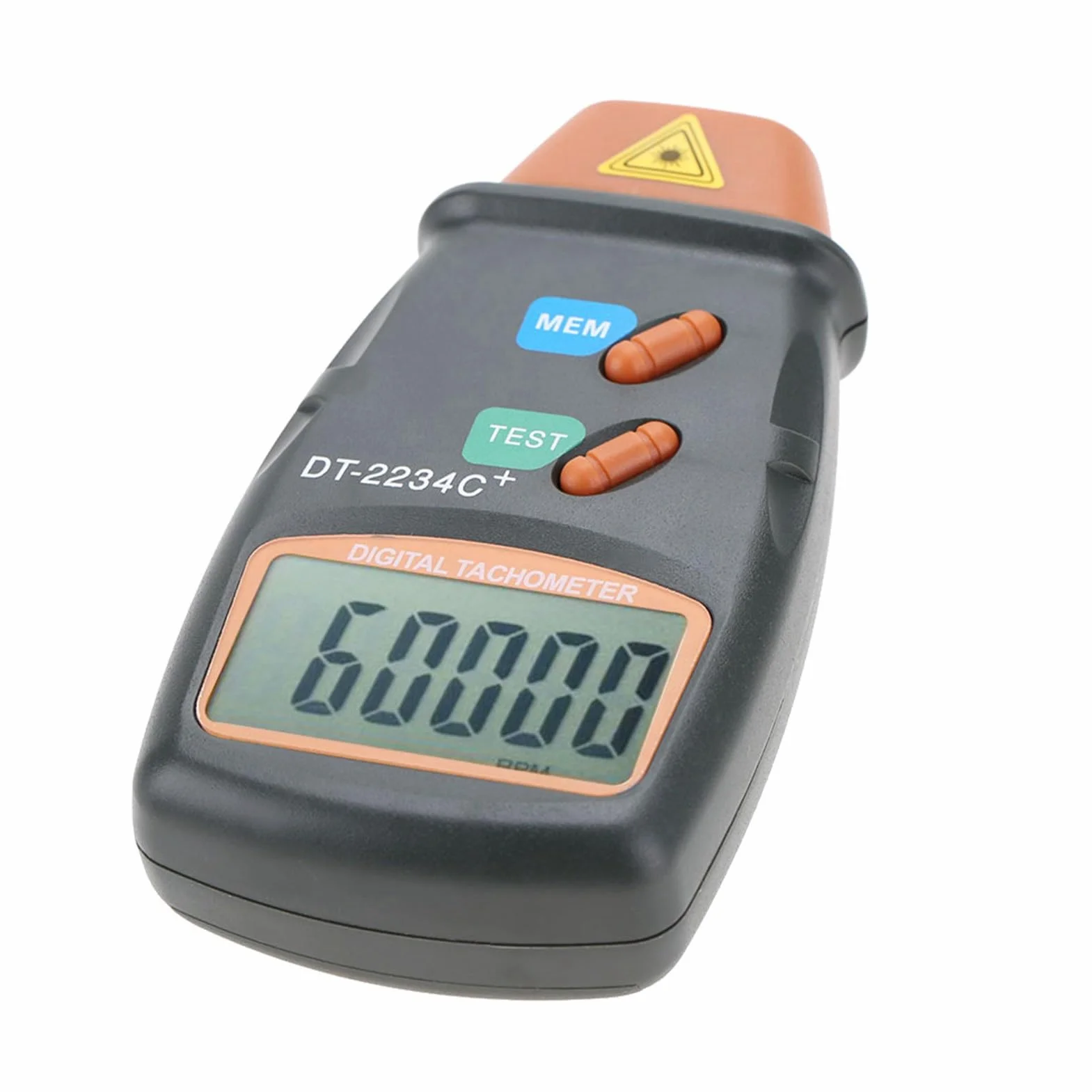 DT-2234C LCD Cyfrowy Mini RPM Tester Miernik Laserowy Obrotomierz Fotograficzny Bezdotykowy Fotoelektryczny Obrotomierz RPM Tester dla Silnika i Przemysłu