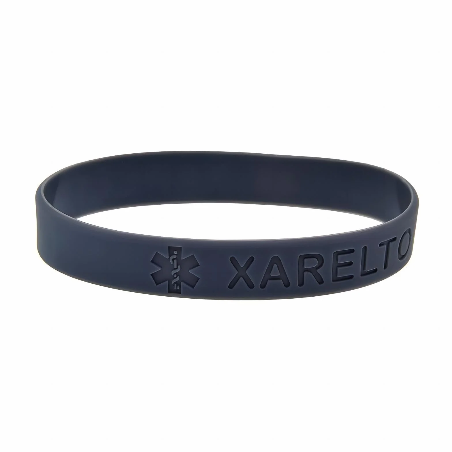 XARELTO Medical Alert Recognition Wristbands Silikonowa Bransoletka Ostrzegawcza 4 szt.