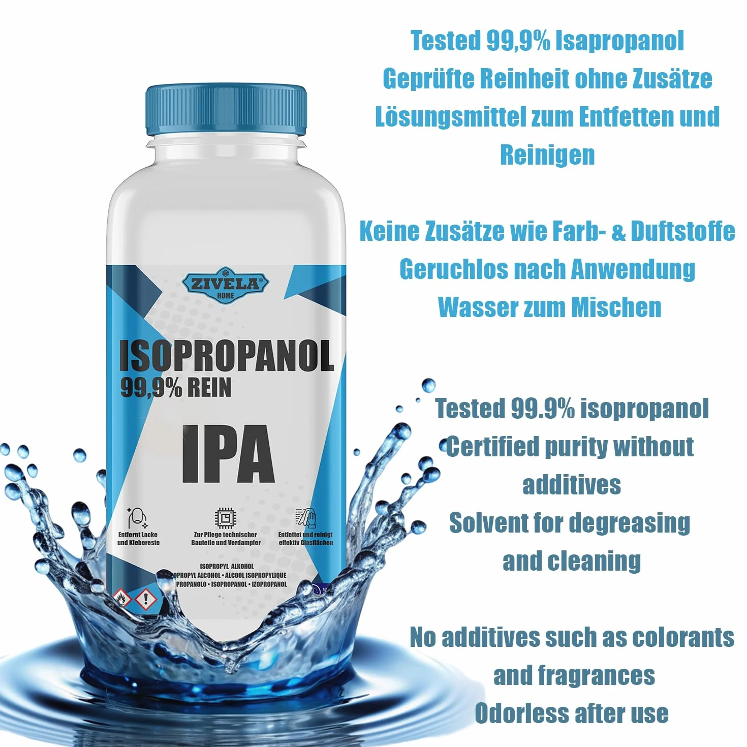 Izopropanol 99,9% 5L IPA do czyszczenia elektroniki i ekranów