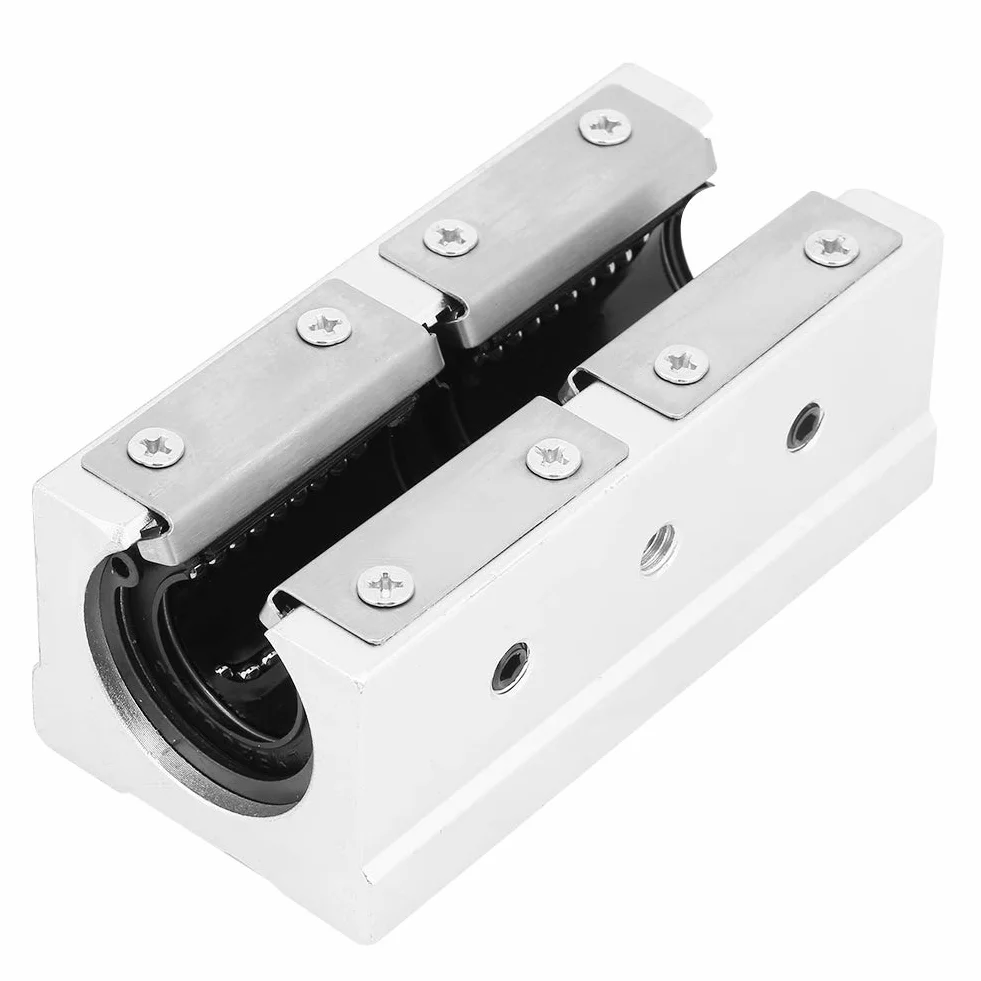 Linearlagerschlitten, SBR20LUU 20mm Linearkugellagerschlittenbuchse aus Aluminiumlegierung mit langer Schiene