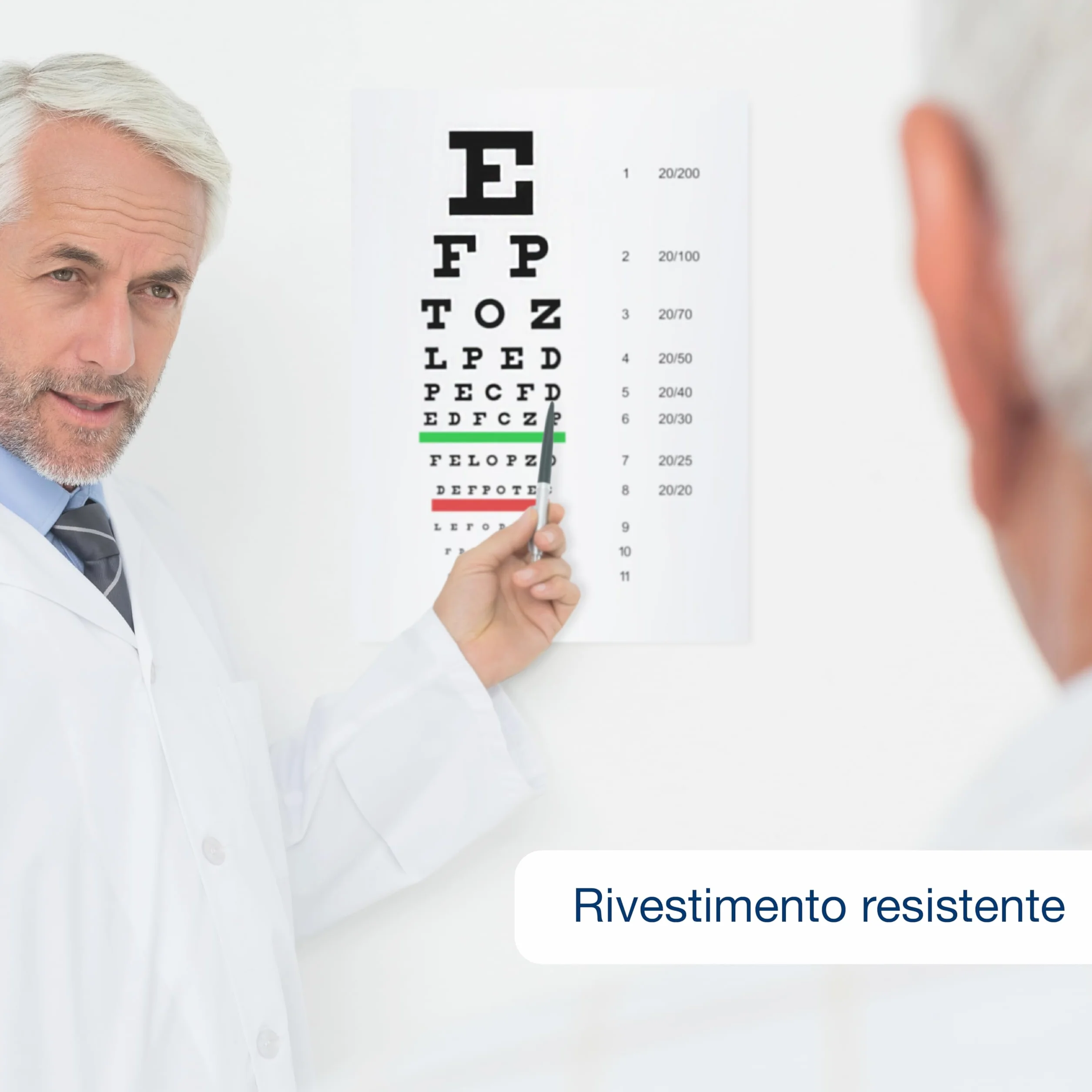 Gima Snellen 31301 Tablica Optometryczna, Szary/Czarny, ‎35.5 x 23 x 0.2 cm; 50 g