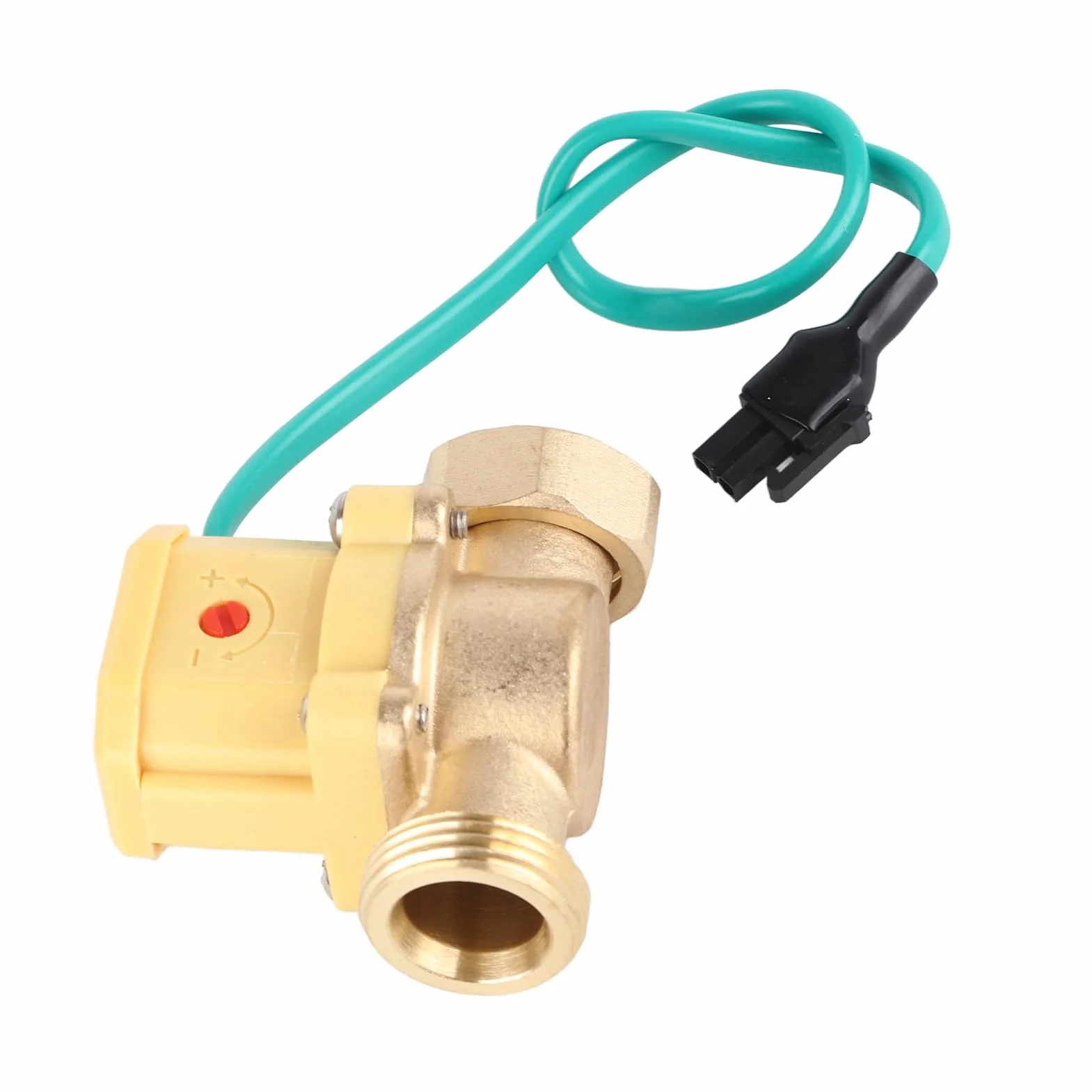 Magnetyczny przełącznik czujnika przepływu wody regulowany automatyczny przełącznik elektroniczny niskiego ciśnienia wody sterowanie 220V G3/4-G3/4 gwint