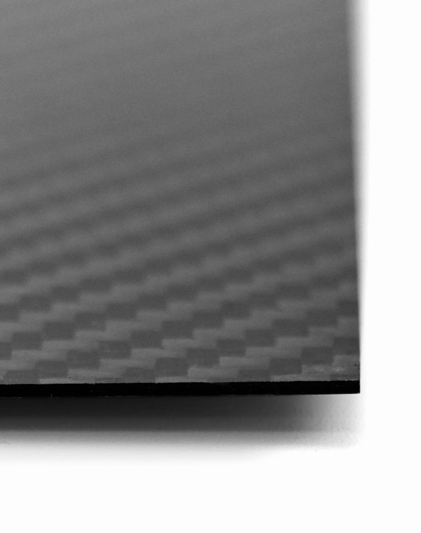QWORK Płyta z włókna węglowego, 1 x 200 x 250 mm, włókno węglowe, czarna
