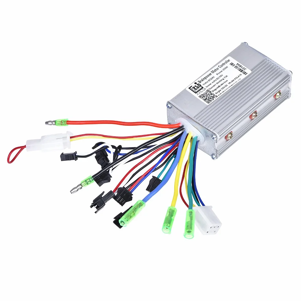 Bezszczotkowy sterownik silnika 24 V 250 W do roweru elektrycznego, hulajnogi elektrycznej