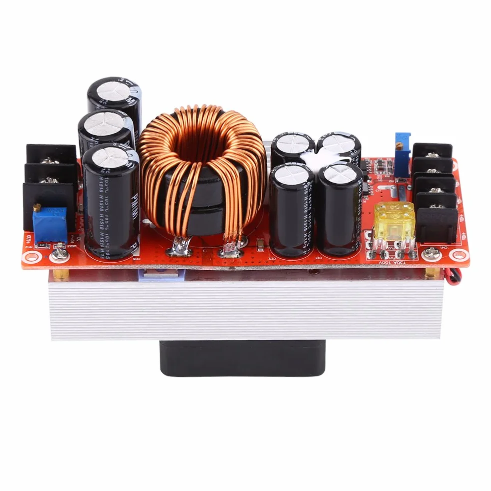 Boost Step-up DC-DC 1500 W, Moduł doładowania dla urządzeń elektrycznych, DC-DC Boost Converter Step-up Moduł Zasilania w 10~60 V out 12~90 V