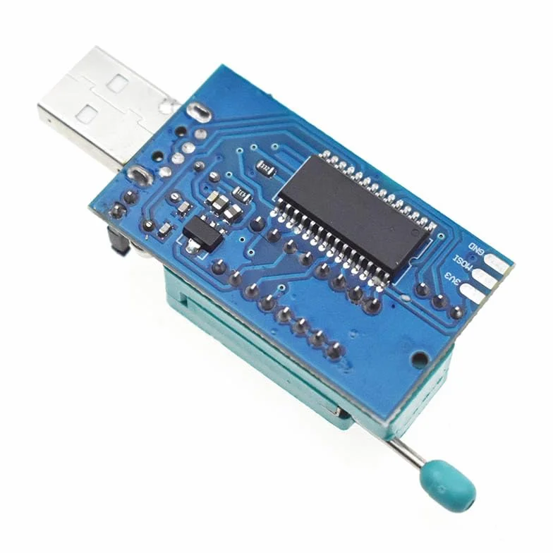 CH341A USB programator do serii 24 25 z konwerterem 1,8 V i klipsem SOP8
