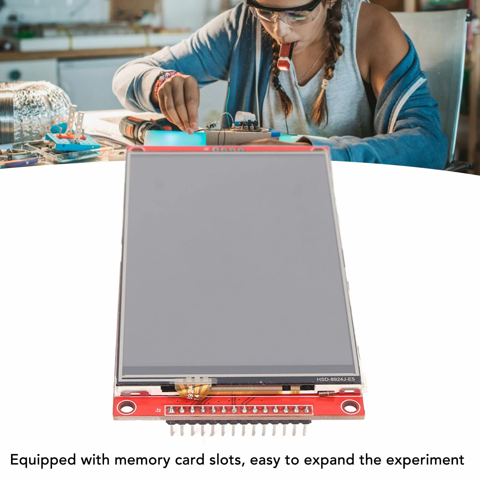 Moduł Wyświetlacza TFT ILI9488 4-calowy Dotykowy LCD SPI do Projektów Mikrokontrolera