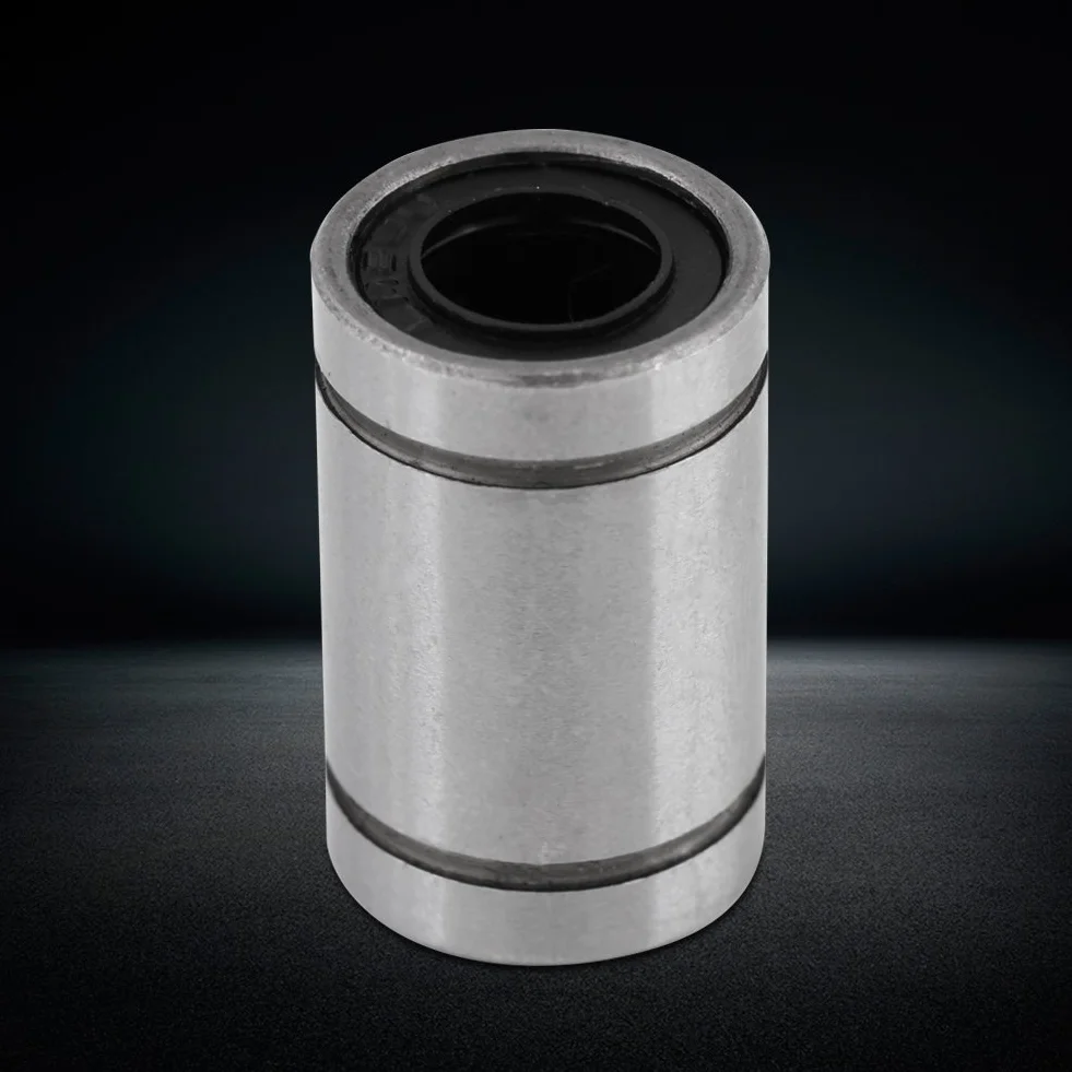 10 szt. LM8UU 8 mm Tuleja łożyska kulkowe liniowe podwójne uszczelnione łożysko kulkowe do projektów wałków / prętów 8 mm zastosowanie do drukarek 3D