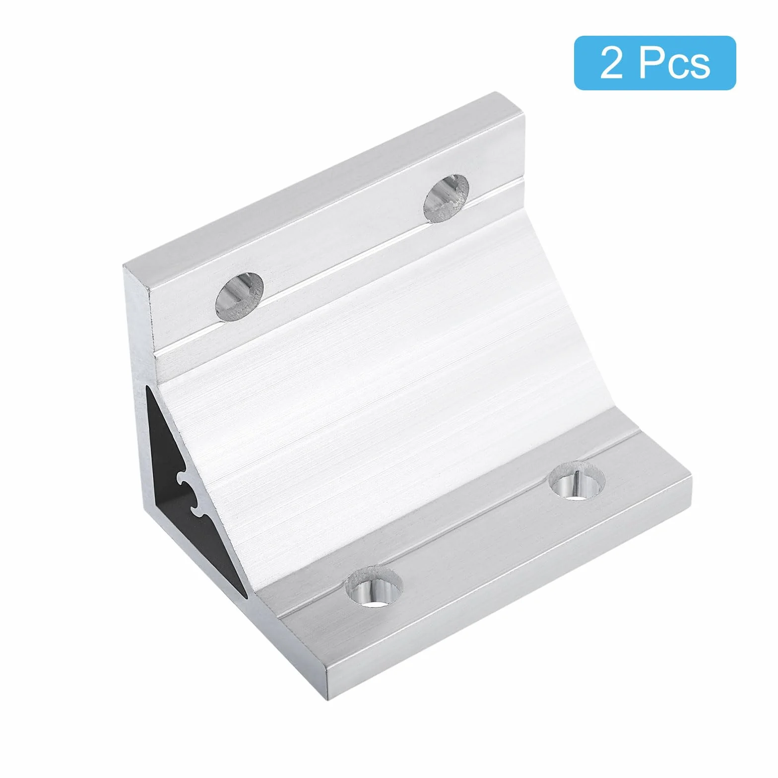 QUARKZMAN kątownik 90° aluminiowy profil kątowy wspornik łącznik 8080 srebrny
