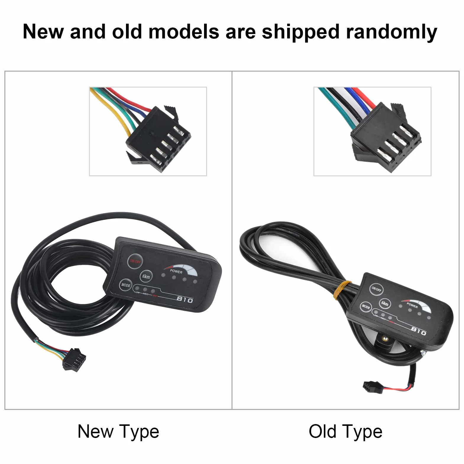 Rower elektryczny 810 Wyświetlacz LED Panel LCD Narzędzie do pojazdów elektrycznych z 4-przewodowym panelem sterowania