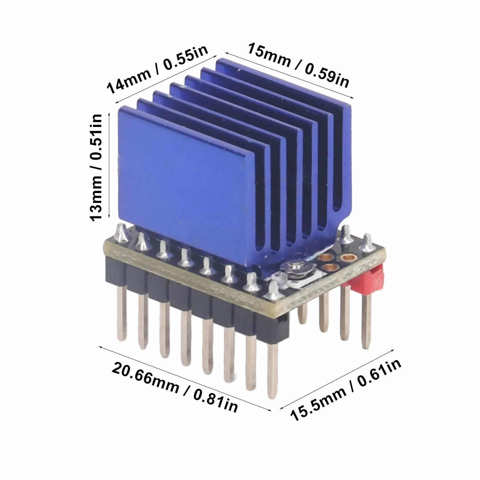 TMC2209 V2.0 Stepstick Sterownik Silnika Krokowego 2.5A Uart Ultra Silent Nema17