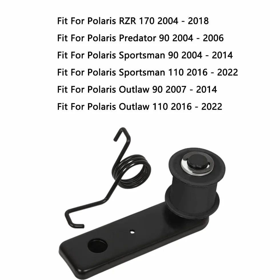 Riloer Napinacz łańcucha, stal A3, żelazo, napinacz łańcucha z tworzywa sztucznego, pasuje do Polaris ATV lub Side by Side RZR 170, Sportsman 90 110, Outlaw 90 110, Predator 90.