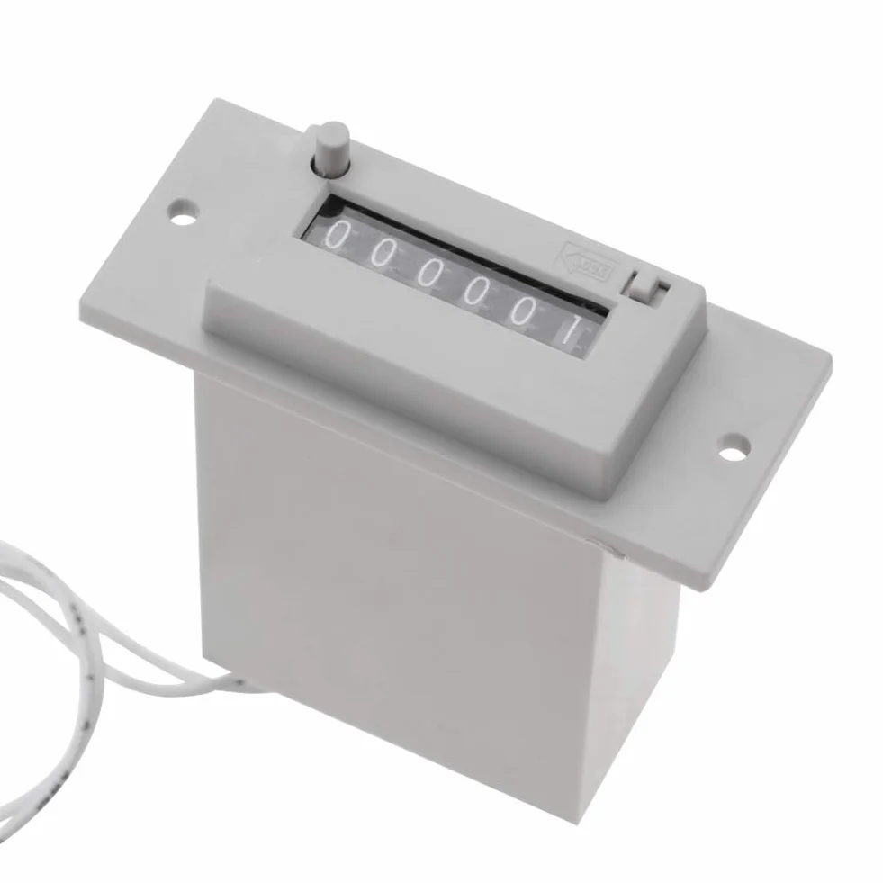 Zaawansowany Elektromagnetyczny Licznik CSK6-YKW Pulse To Urządzenie dla Dużych i Dokładnych 6-cyfrowych Liczenia-AC110V/AC220V/DC24V dla zastosowań Przemysłowych (AC220V)