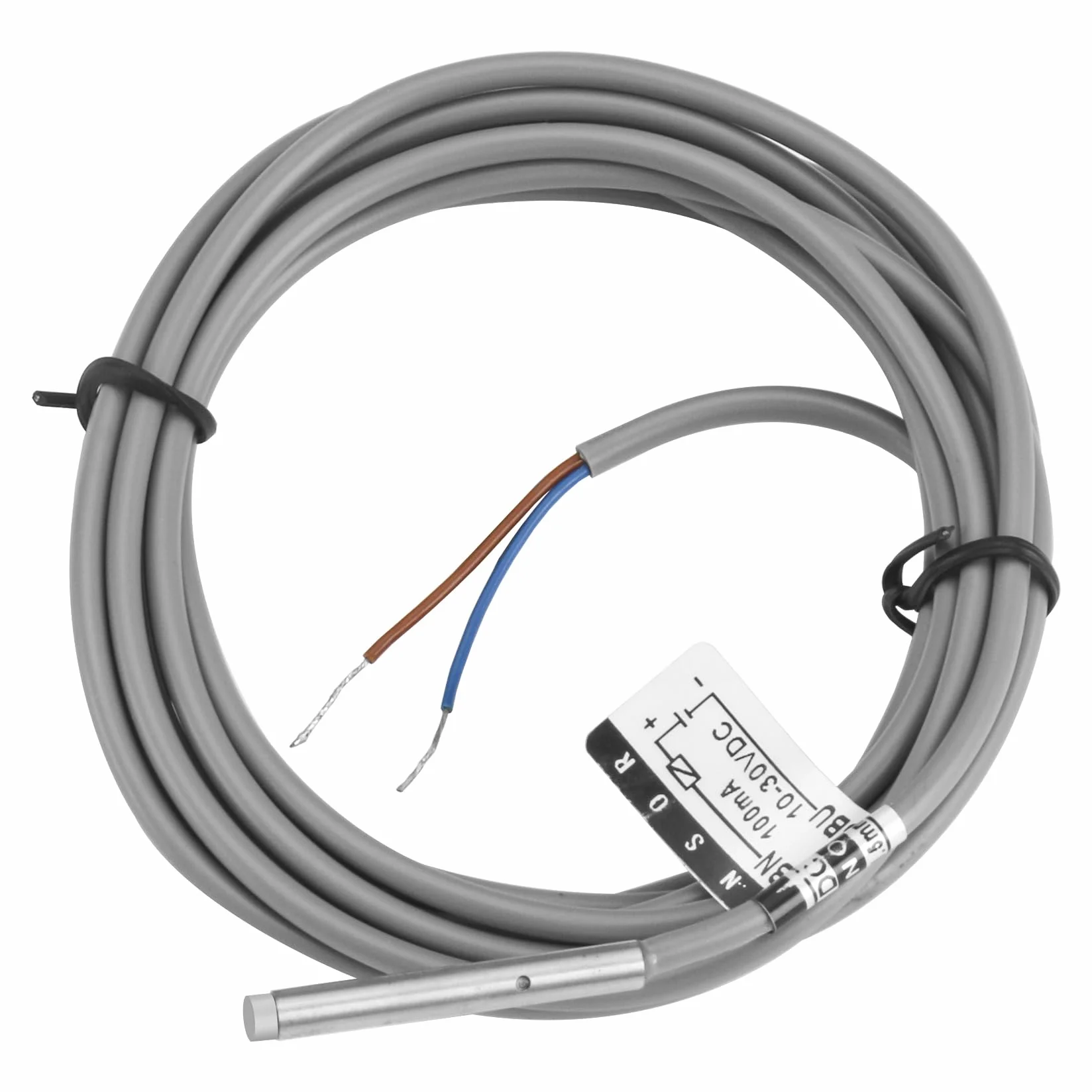 Heschen M4 Indukcyjny czujnik zbliżeniowy przełącznik typ non-Shield LJ4A3-1.5-Z/EX Detektor 1,5 mm 10-30 VDC 100 mA normalnie otwarty (NO) 2 przewody