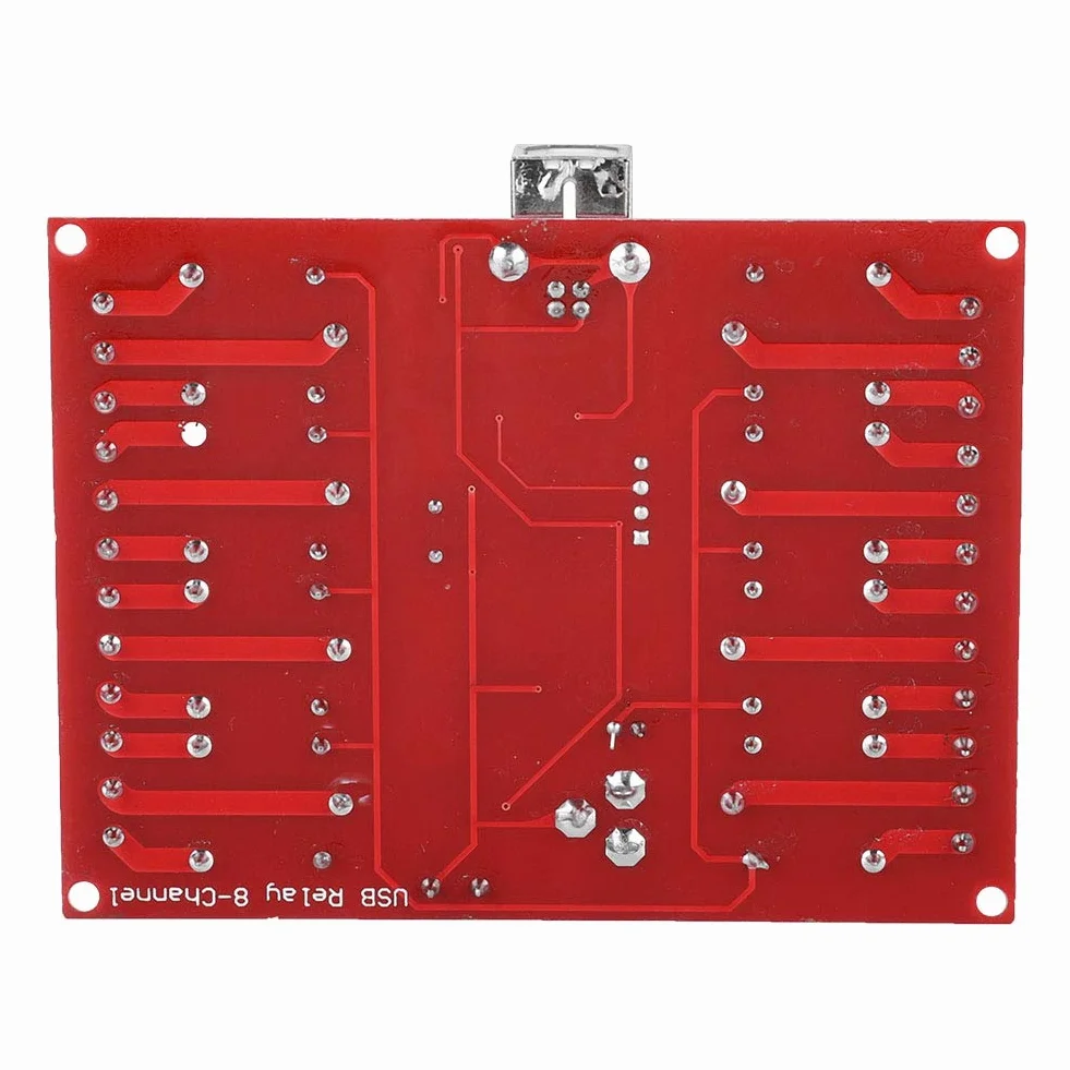 Moduł Przekaźnika 5 V 8-kanałowy DC USB Kontrolera Przełącznika PC Płyta